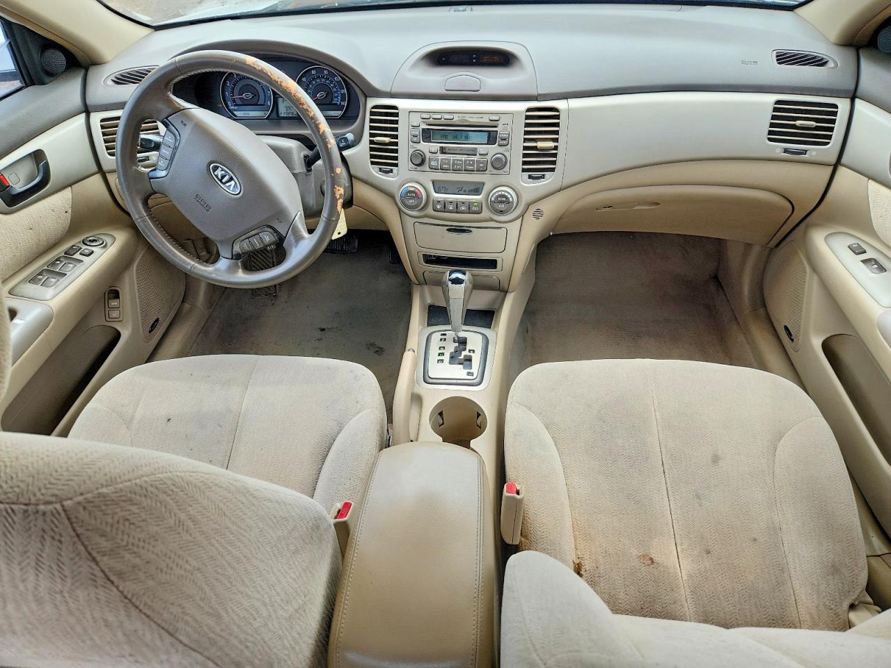 2006 Kia Optima Lx Белый vin: KNAGE124065073920
