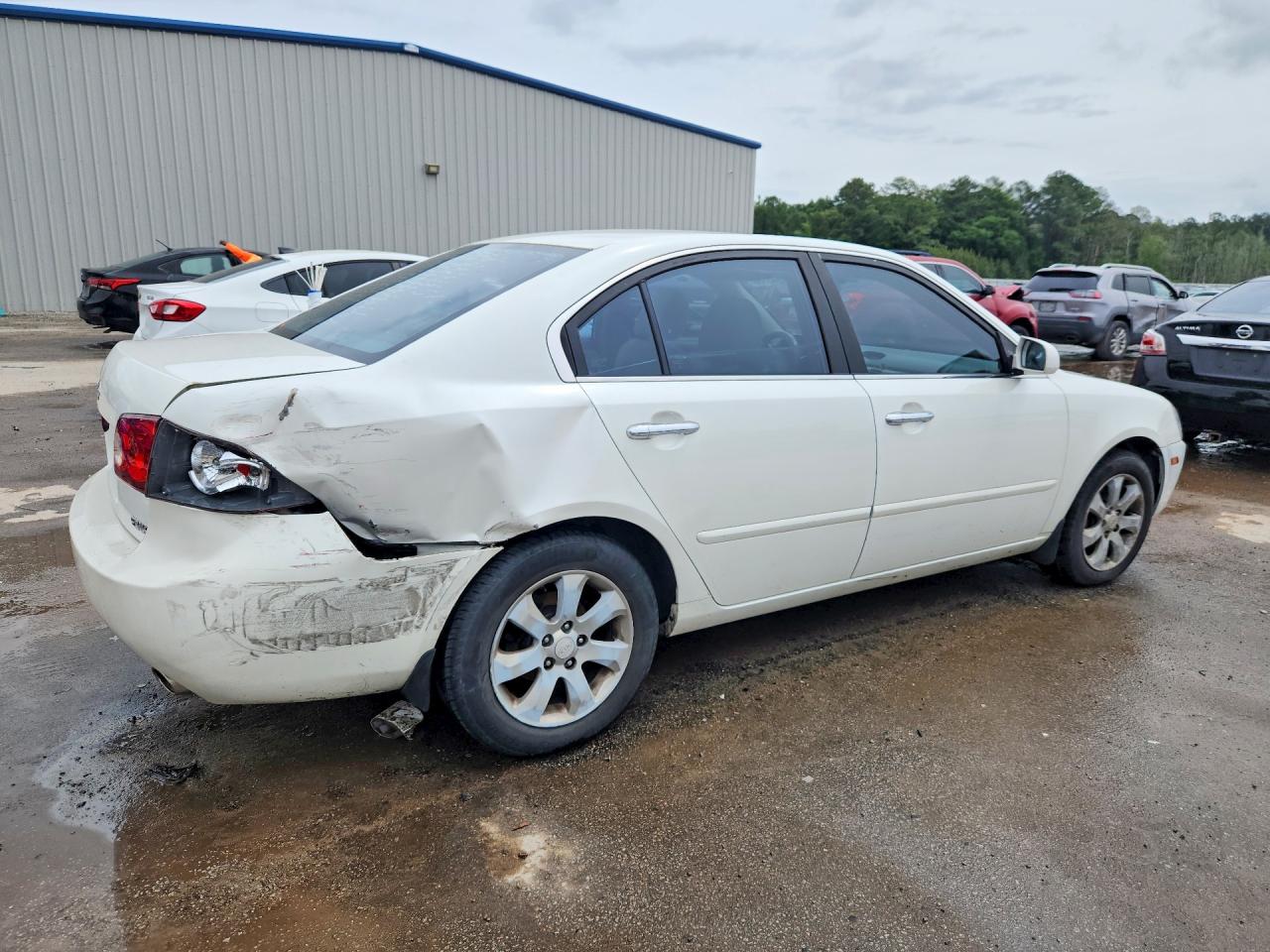 2006 Kia Optima Lx Белый vin: KNAGE124065073920