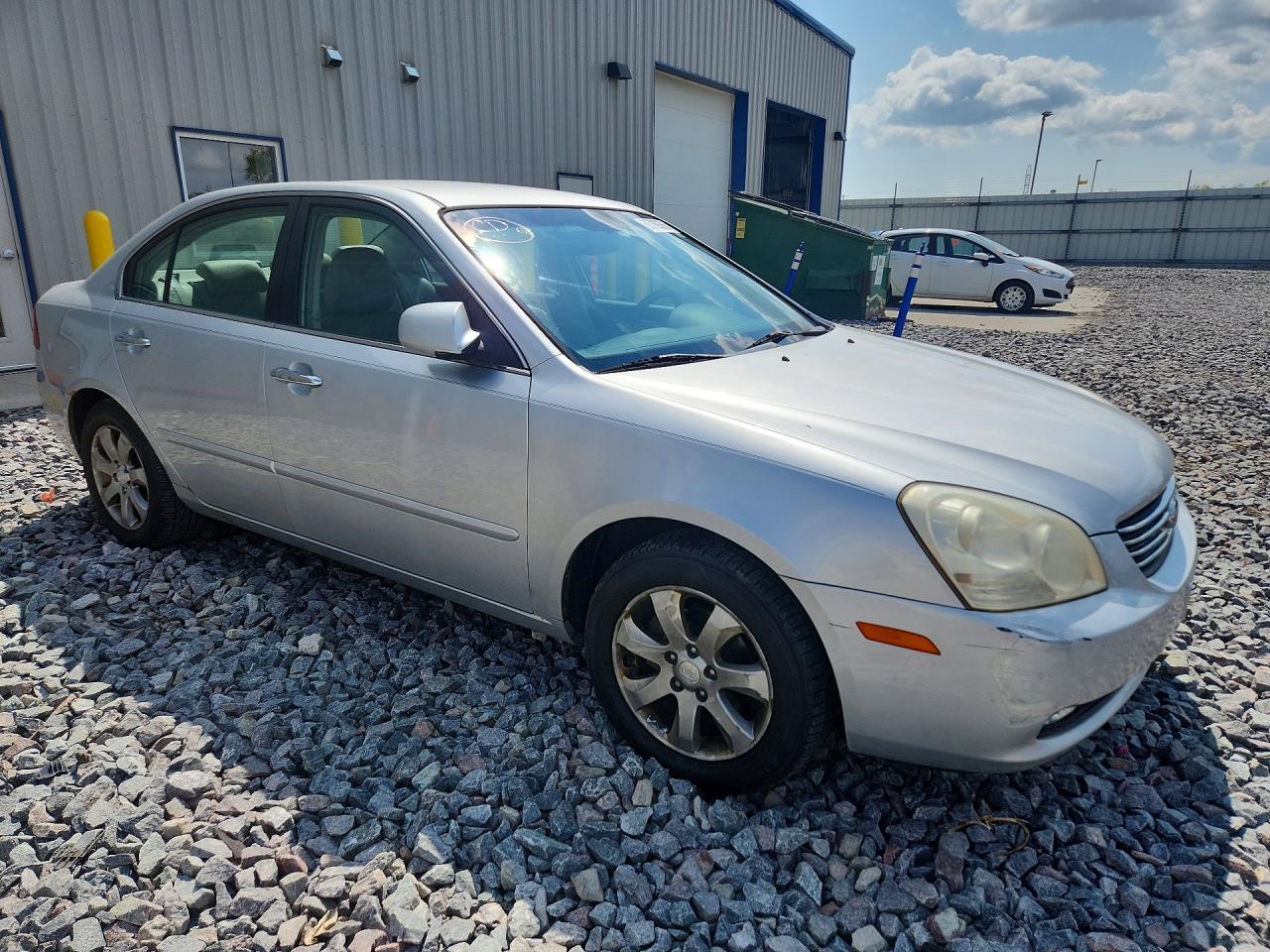 2008 Kia Optima Lx Silver vin: KNAGE124085225665