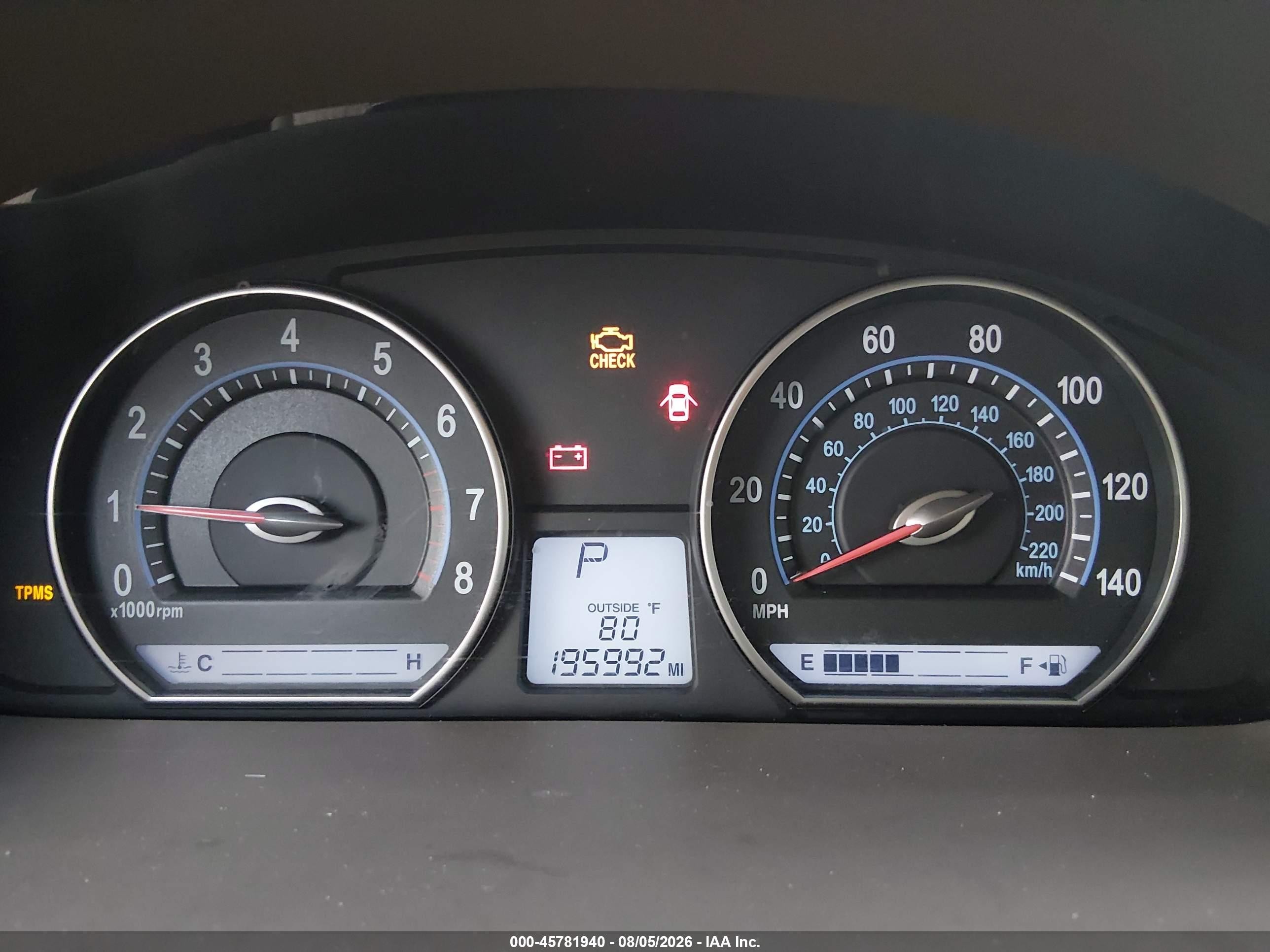 2007 Kia Optima Ex V6 Красный vin: KNAGE124475144828