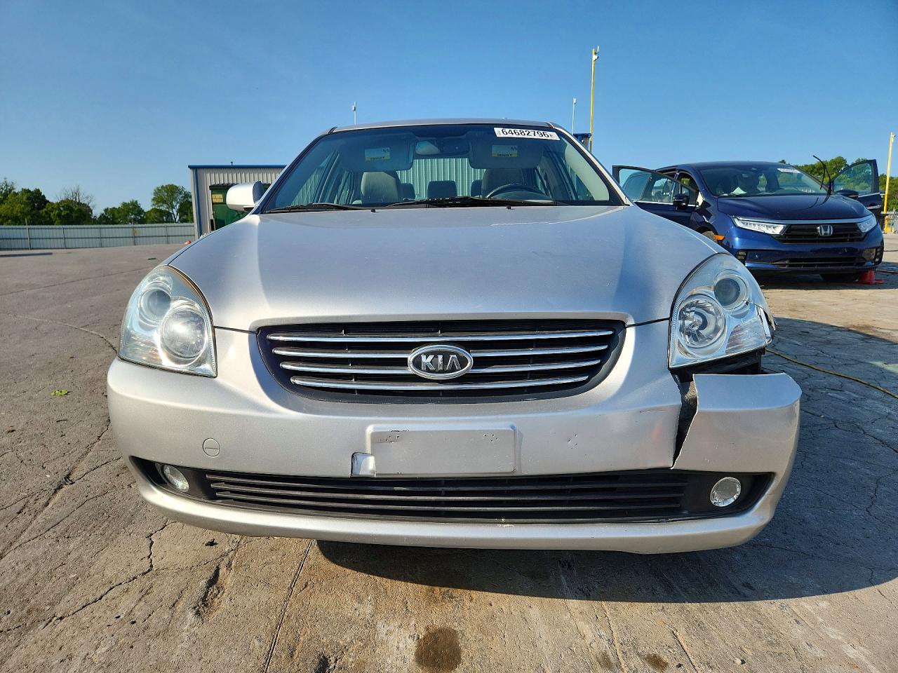 2007 Kia Optima Lx Silver vin: KNAGE124575153554