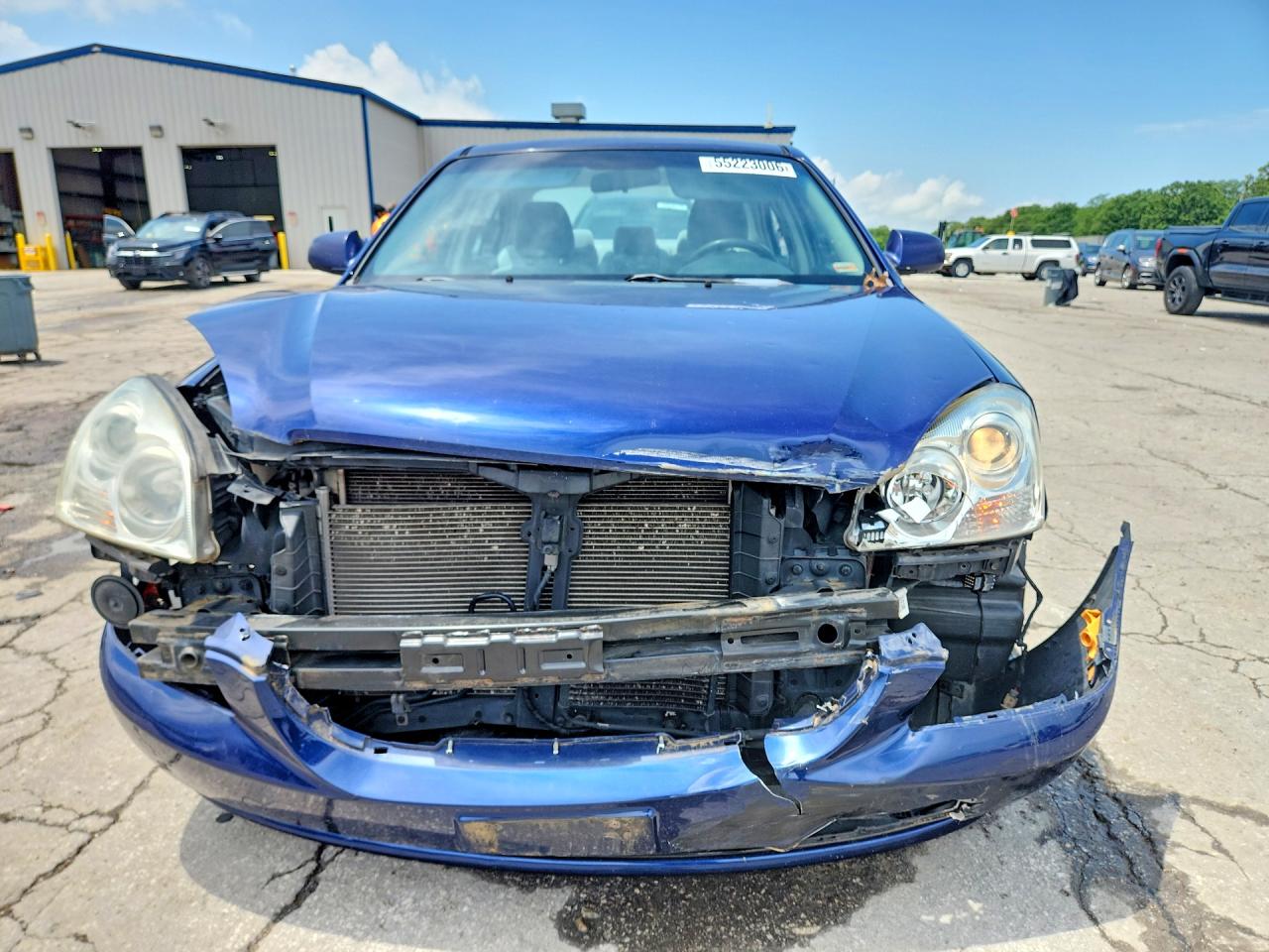 2008 Kia Optima Lx Blue vin: KNAGE124585235530