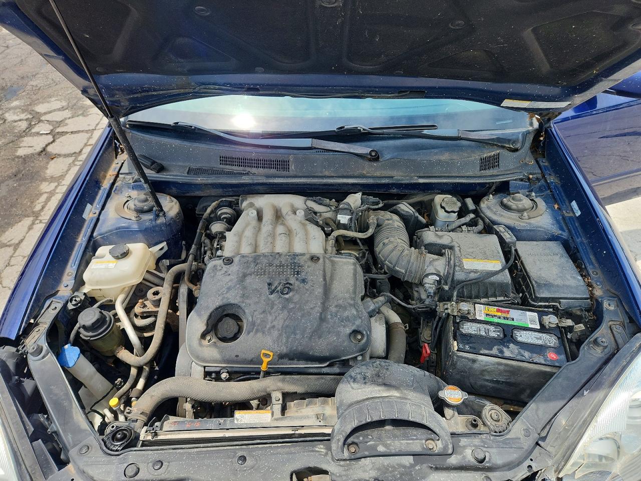 2008 Kia Optima Lx Blue vin: KNAGE124585235530