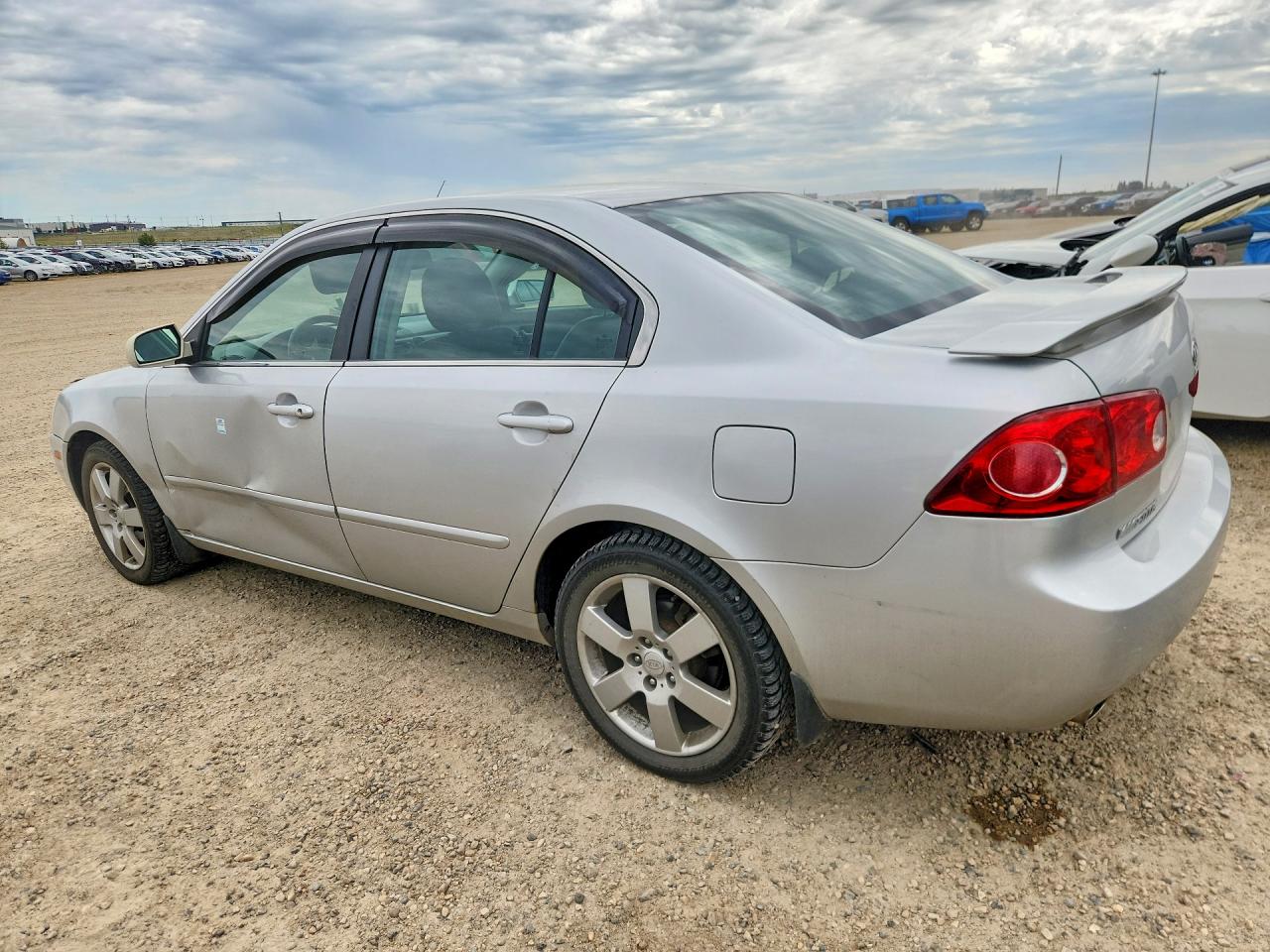 2008 Kia Optima Lx Silver vin: KNAGE124585258600