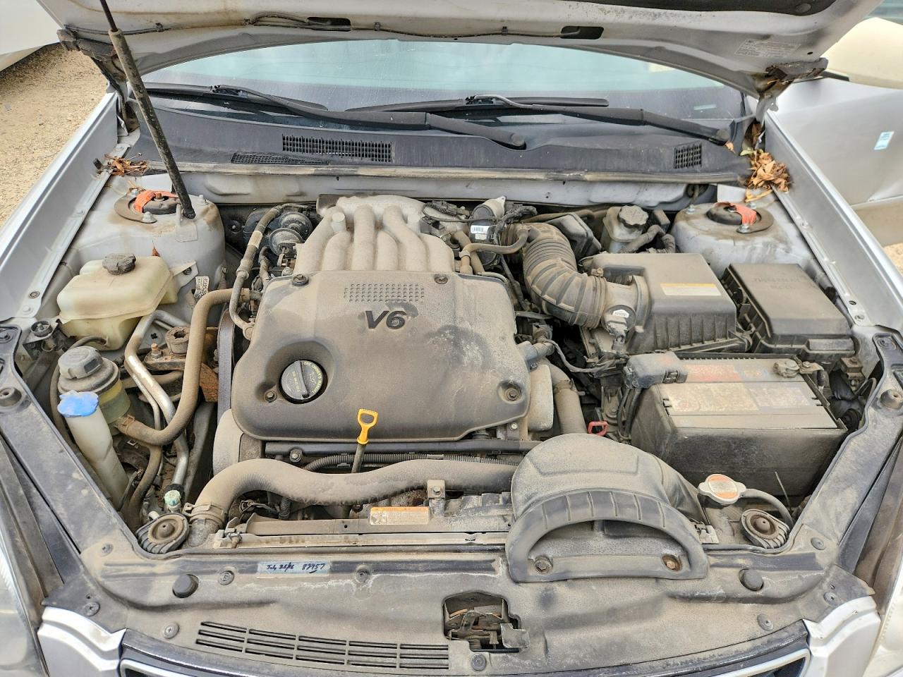 2008 Kia Optima Lx Silver vin: KNAGE124585258600