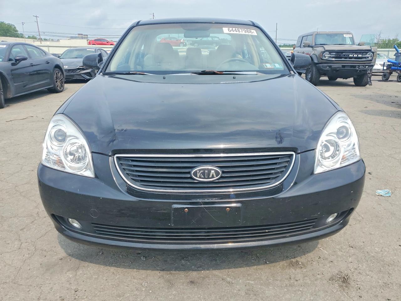 2007 Kia Optima Lx Black vin: KNAGE124675126816
