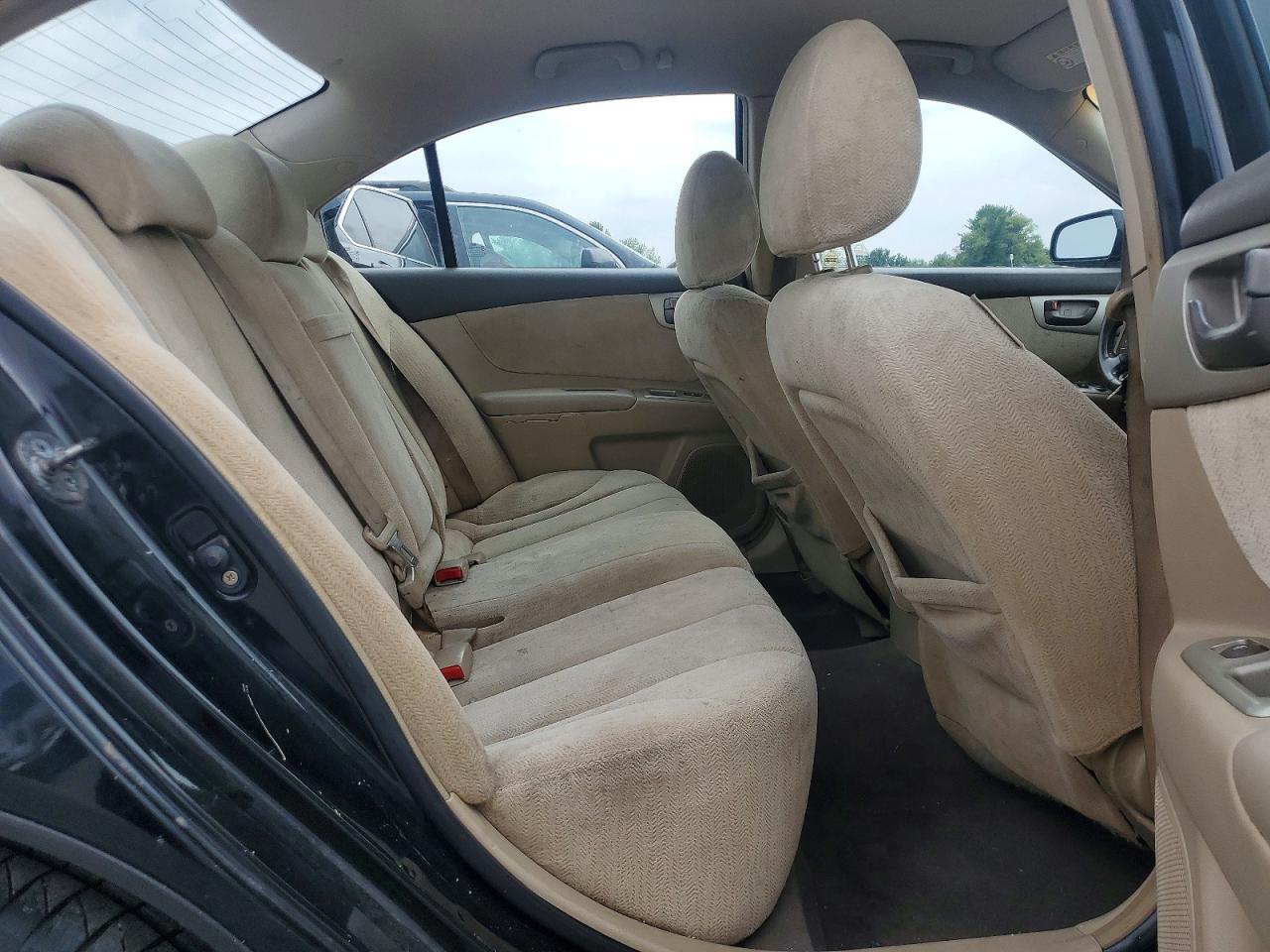 2007 Kia Optima Lx Black vin: KNAGE124675126816