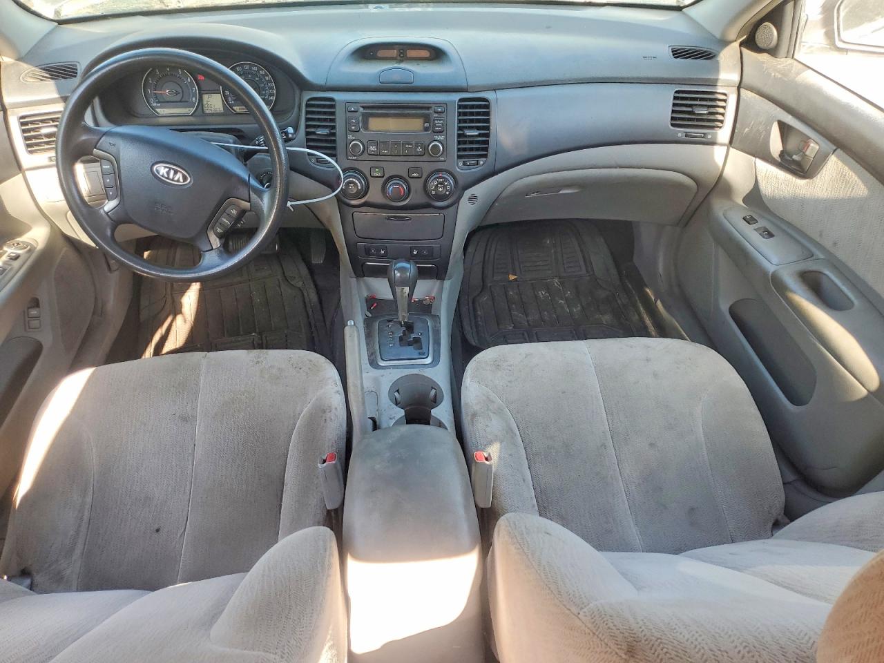 2008 Kia Optima Lx Gray vin: KNAGE124685202827