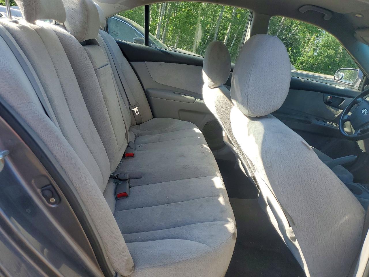 2008 Kia Optima Lx Gray vin: KNAGE124685202827