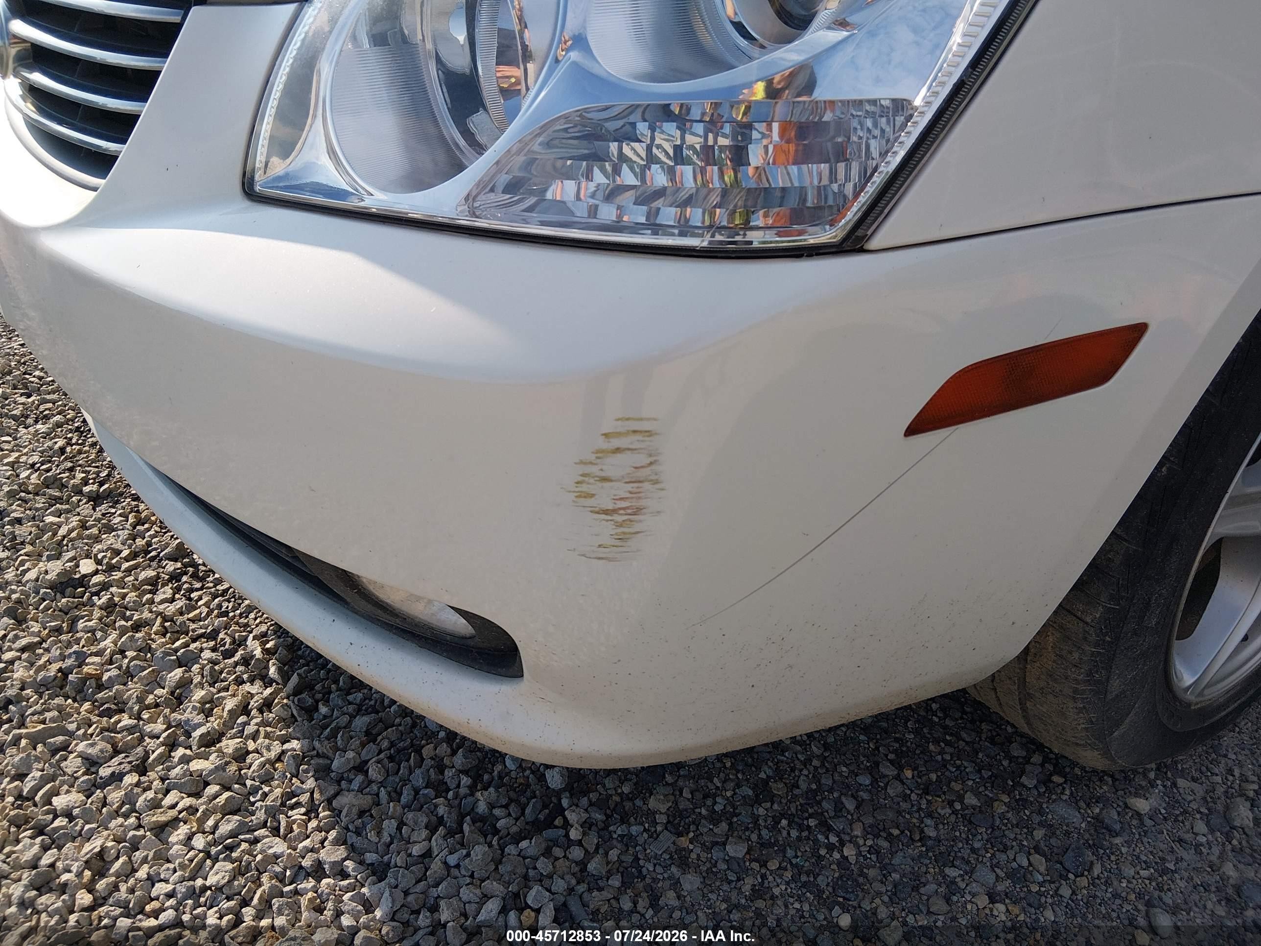 2007 Kia Optima Ex V6 White vin: KNAGE124875140202