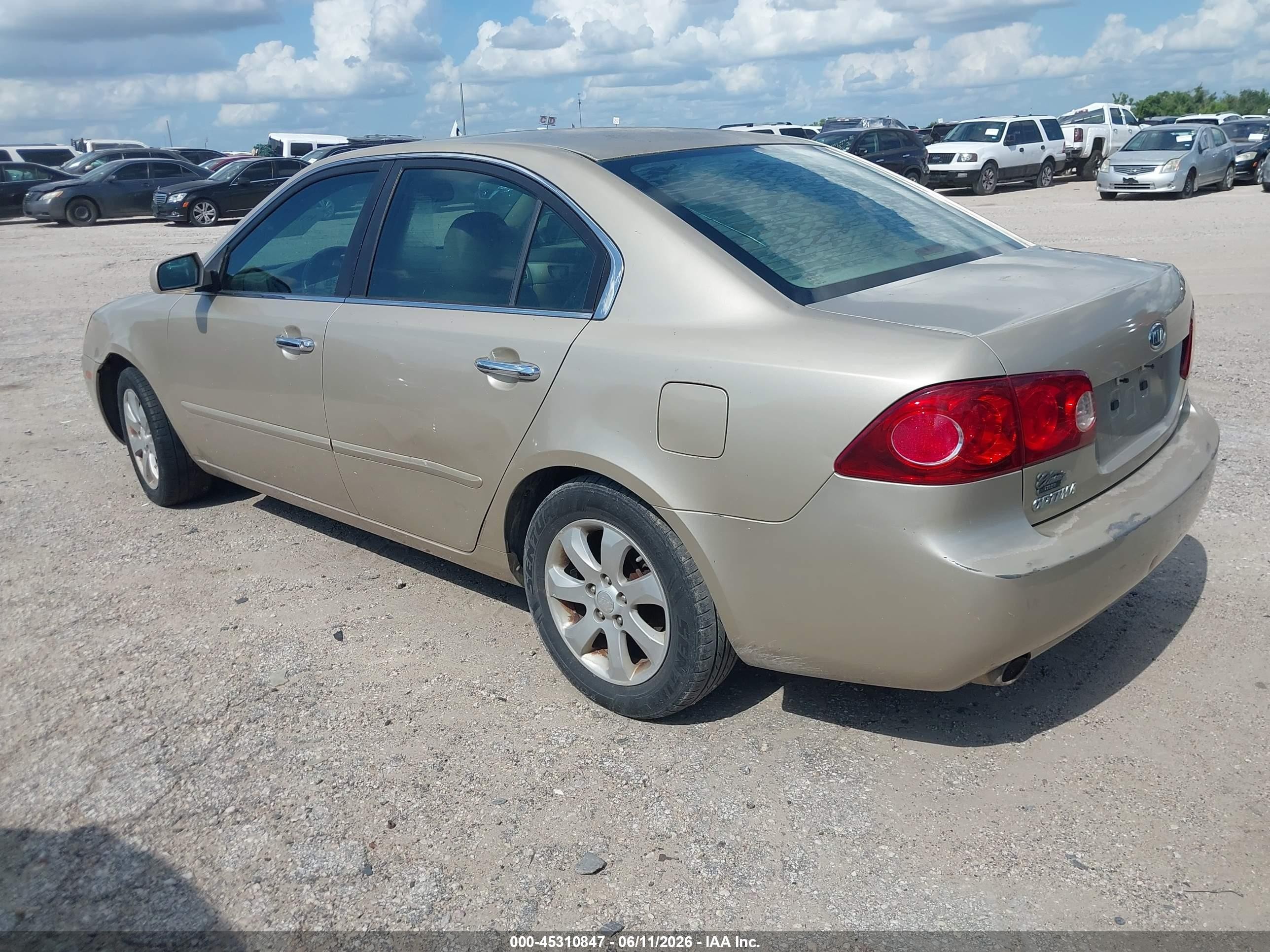 2006 Kia Optima Ex V6 (new)/lx V6 (new) Champagne vin: KNAGE124965063273