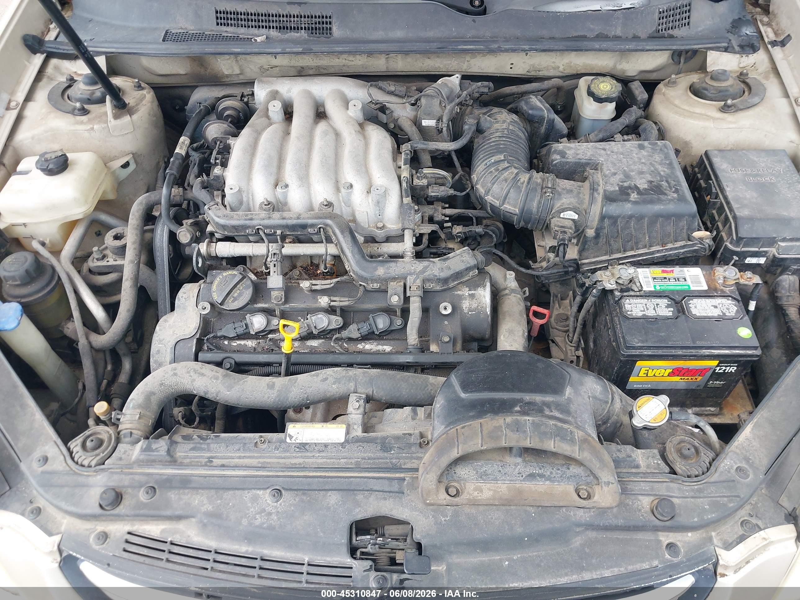 2006 Kia Optima Ex V6 (new)/lx V6 (new) Champagne vin: KNAGE124965063273