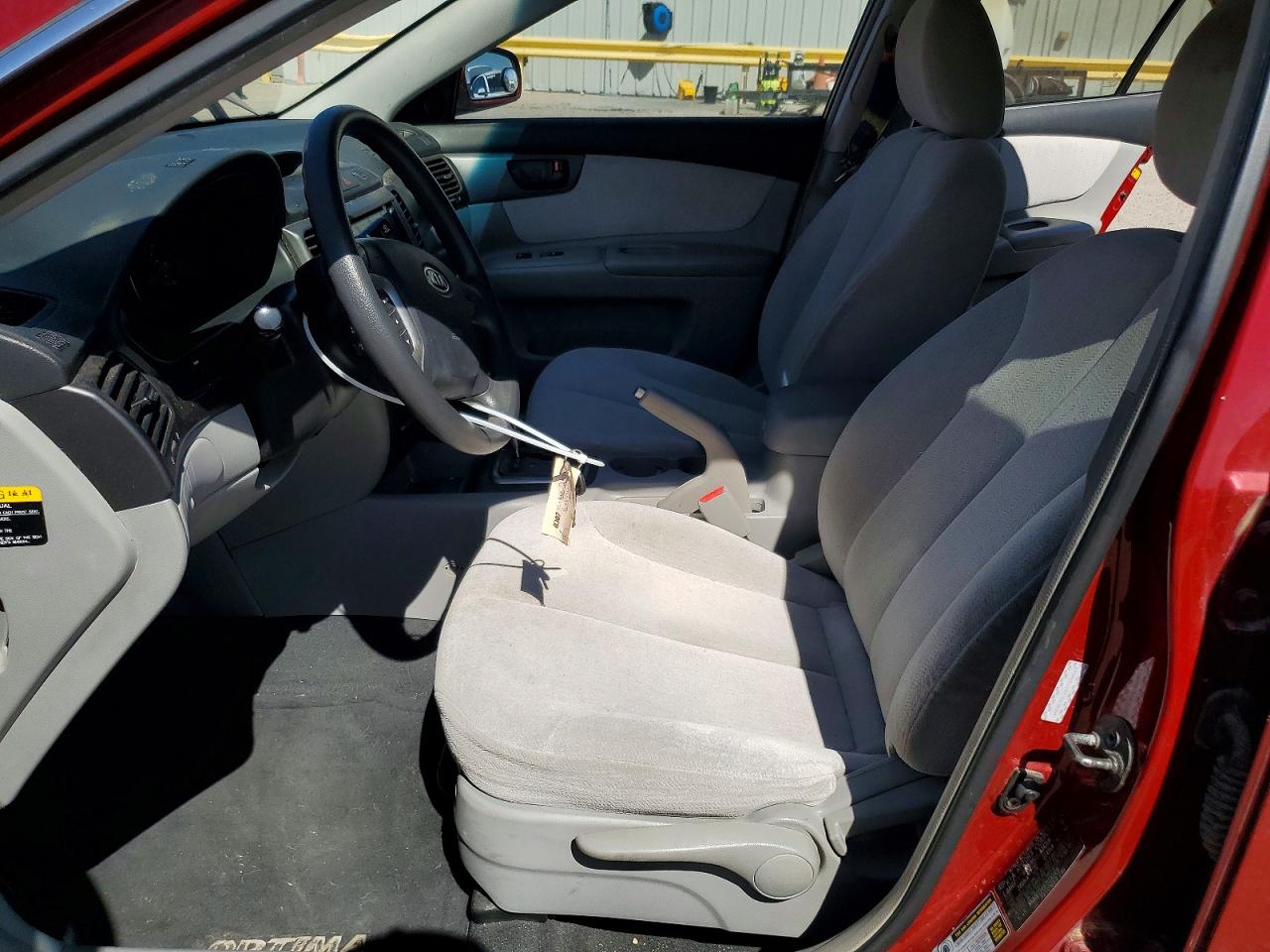 2007 Kia Optima Lx Red vin: KNAGE124975130309