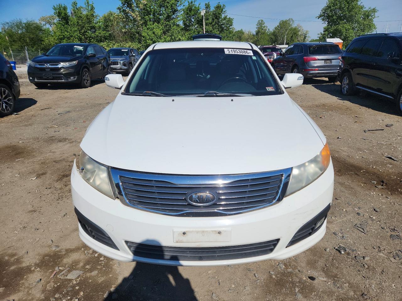 2009 Kia Optima Ex White vin: KNAGE224095322355