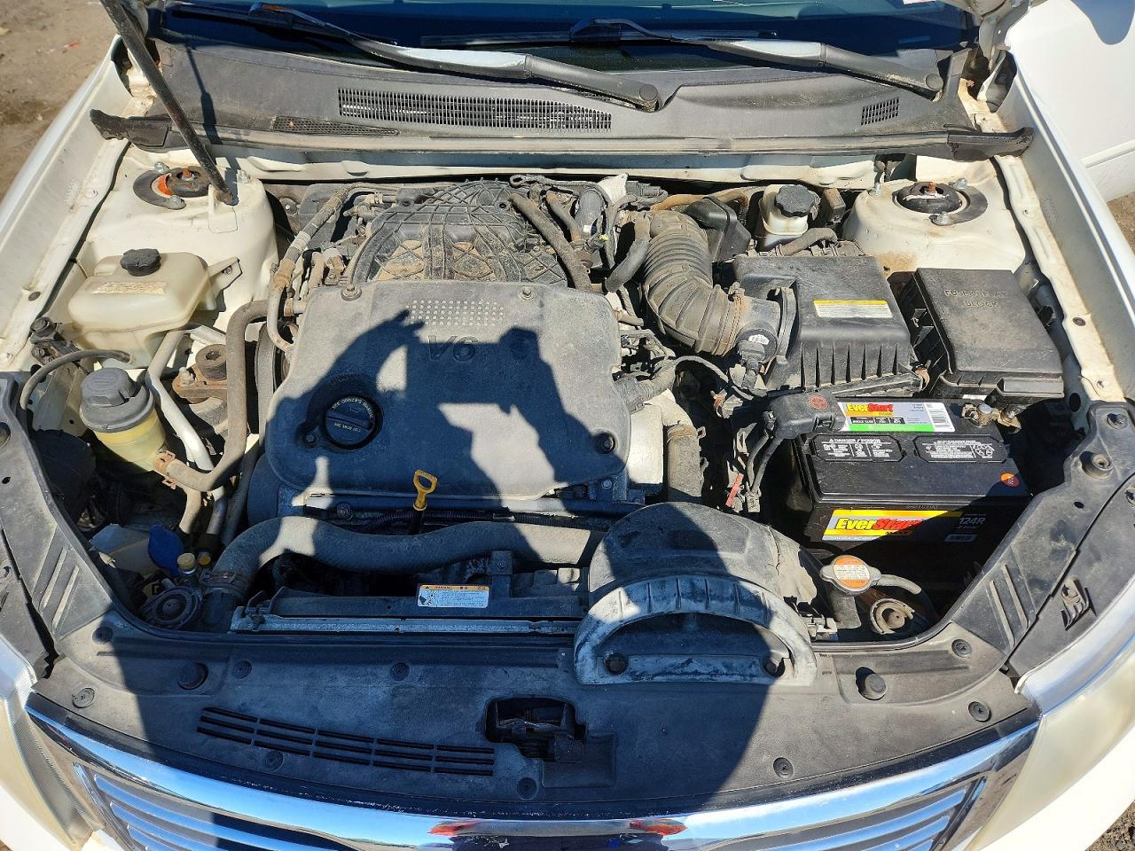 2009 Kia Optima Ex White vin: KNAGE224095322355
