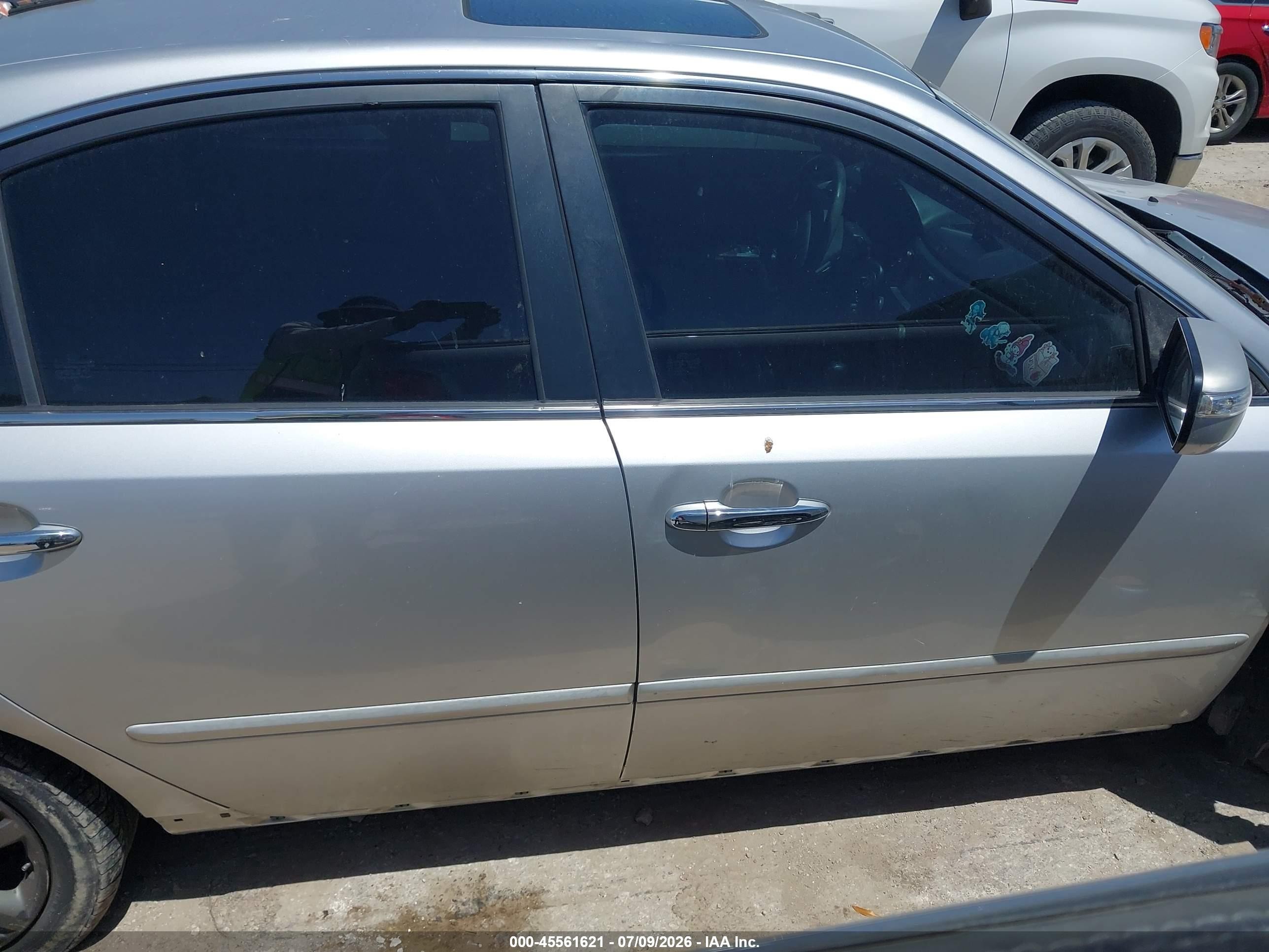 2009 Kia Optima Sx V6 Silver vin: KNAGE224095335347
