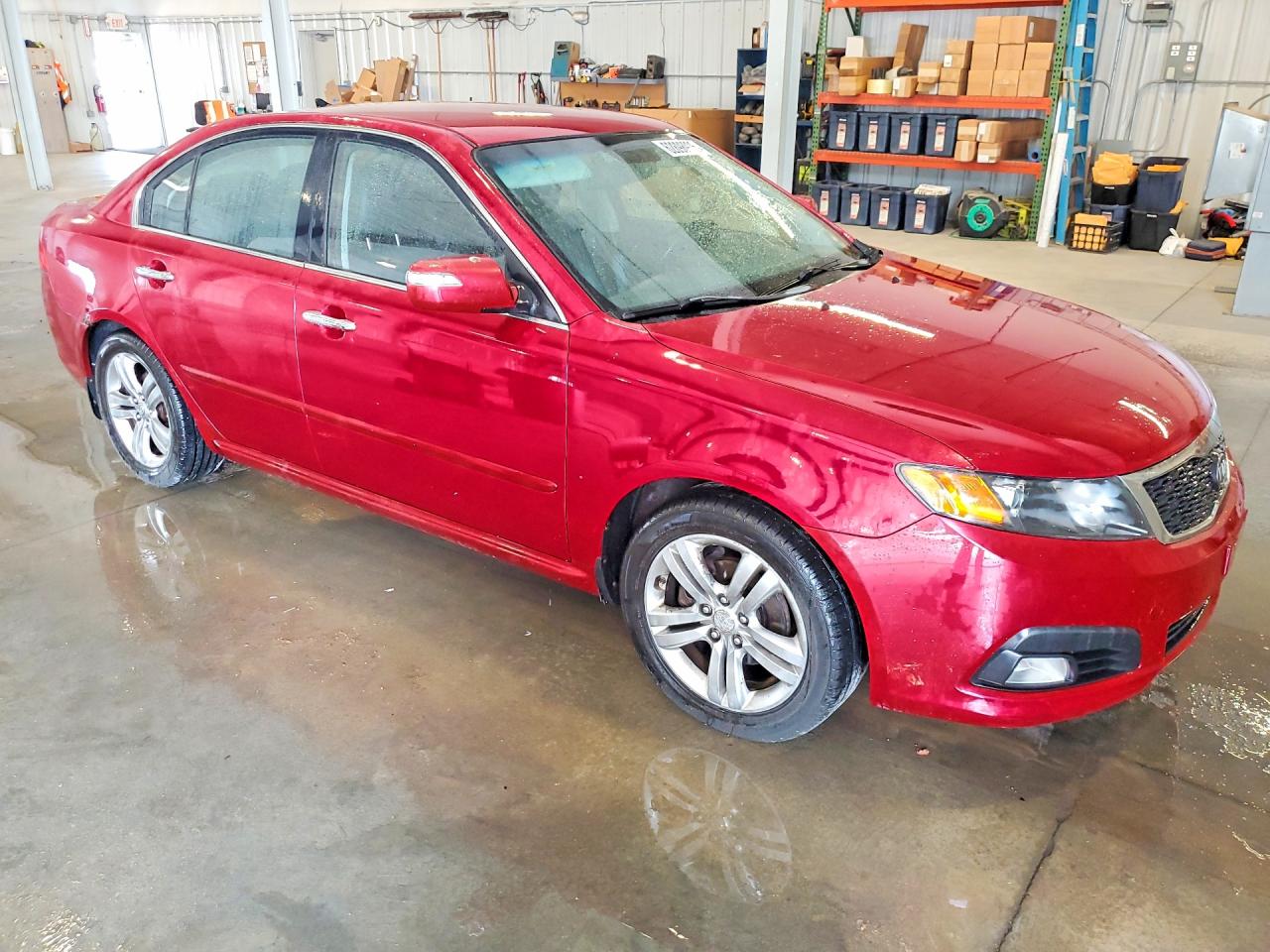 2009 Kia Optima Ex Red vin: KNAGE224395363837