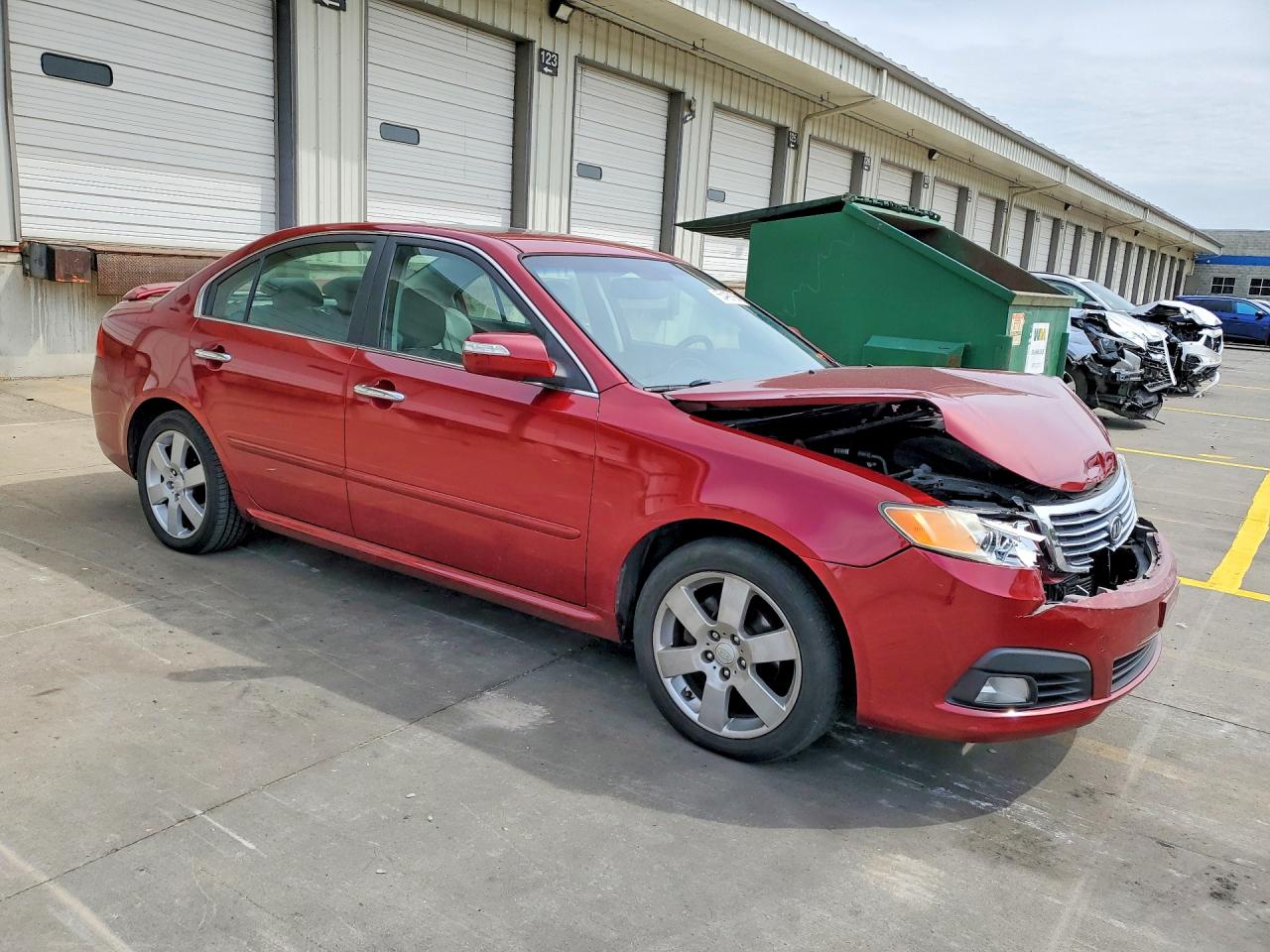 2009 Kia Optima Ex Red vin: KNAGE224495288887