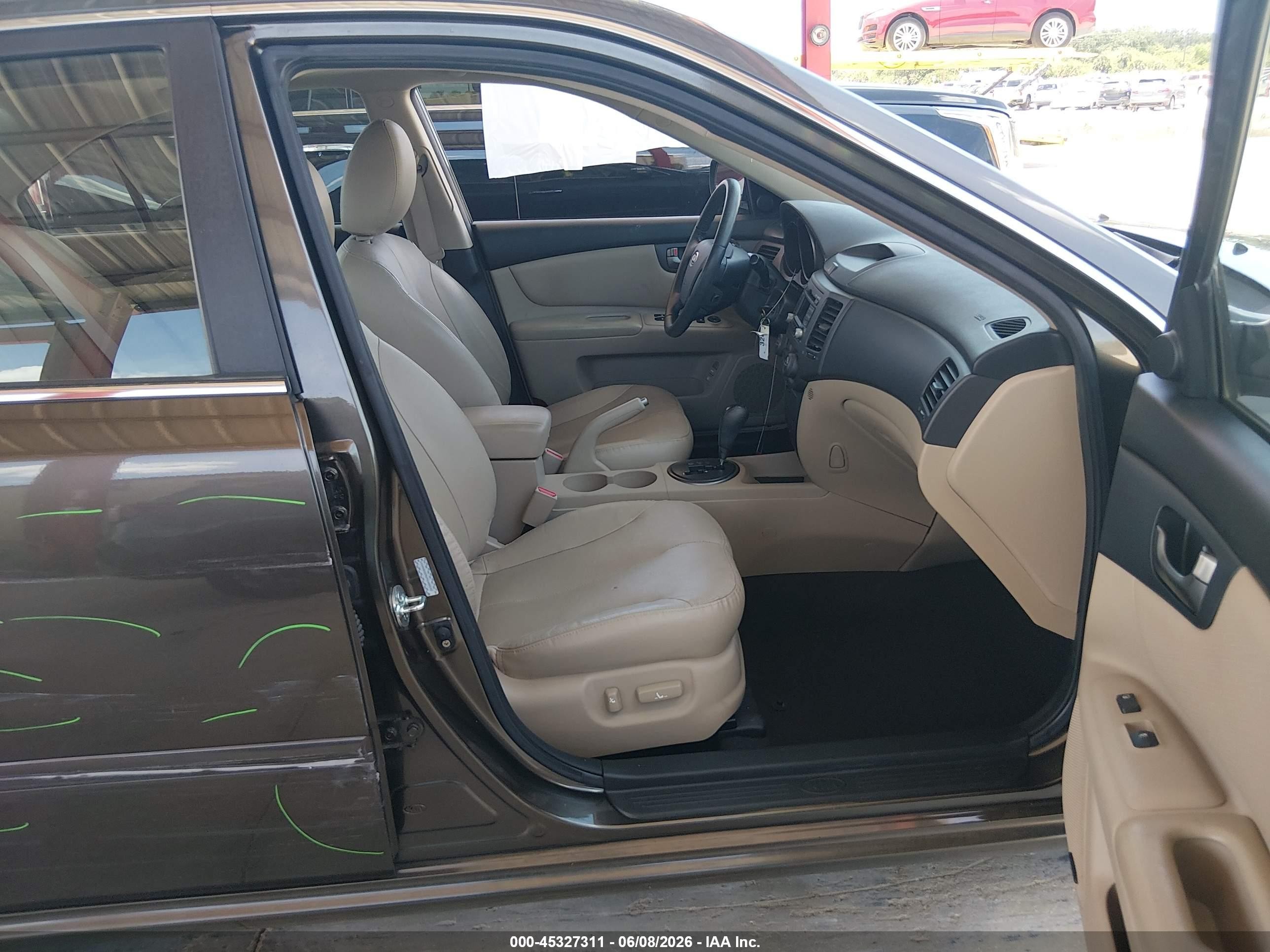 2009 Kia Optima Ex V6 Gray vin: KNAGE224695308542