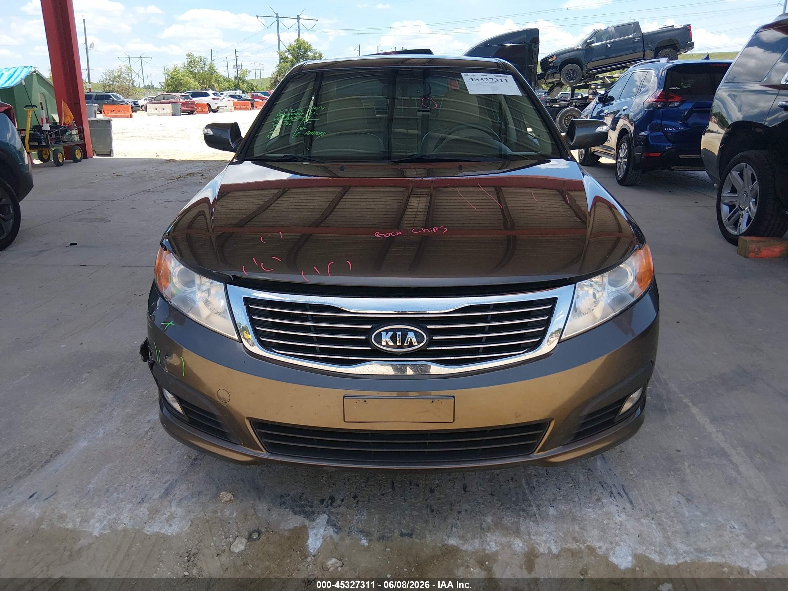2009 Kia Optima Ex V6 Gray vin: KNAGE224695308542