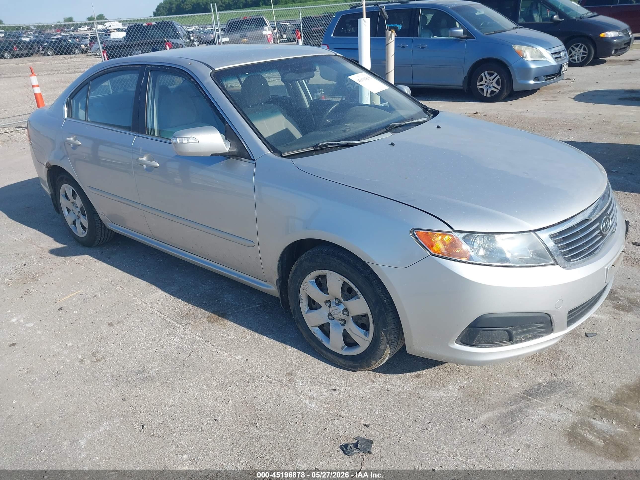 2009 Kia Optima Lx Silver vin: KNAGE228095351048