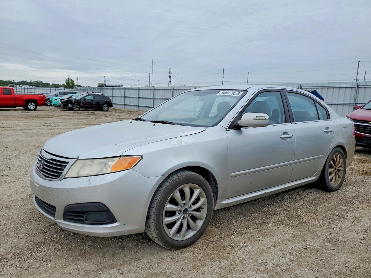 2009 Kia Optima Lx Silver vin: KNAGE228195282998