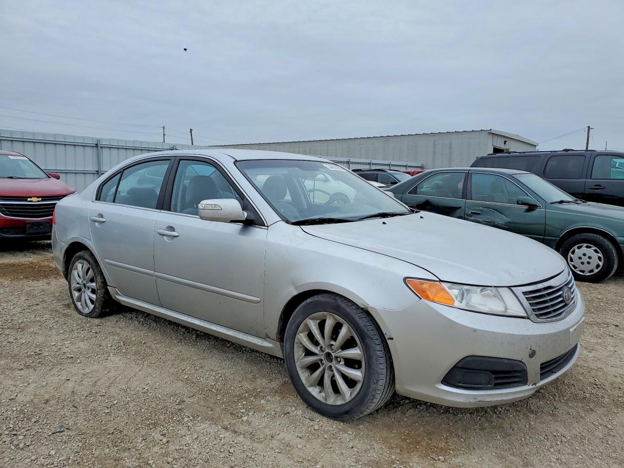 2009 Kia Optima Lx Silver vin: KNAGE228195282998