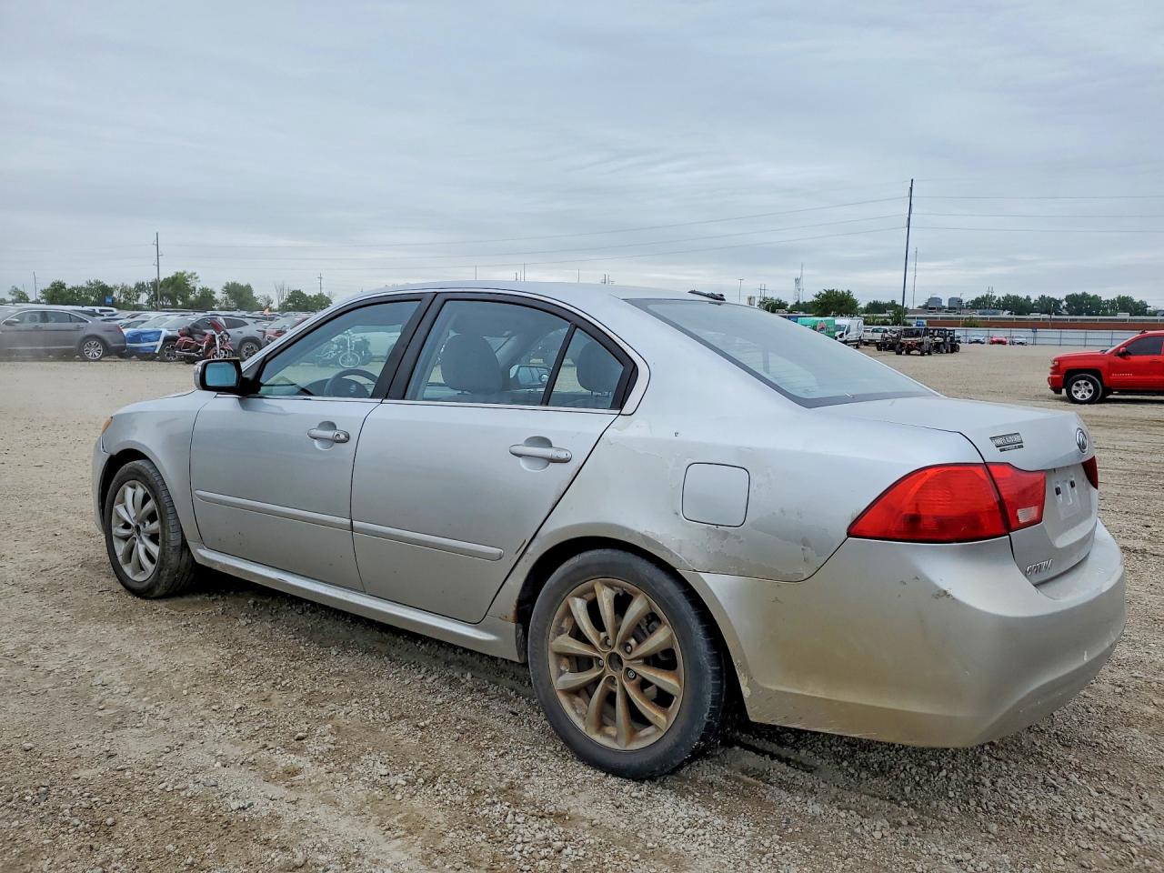 2009 Kia Optima Lx Silver vin: KNAGE228195282998