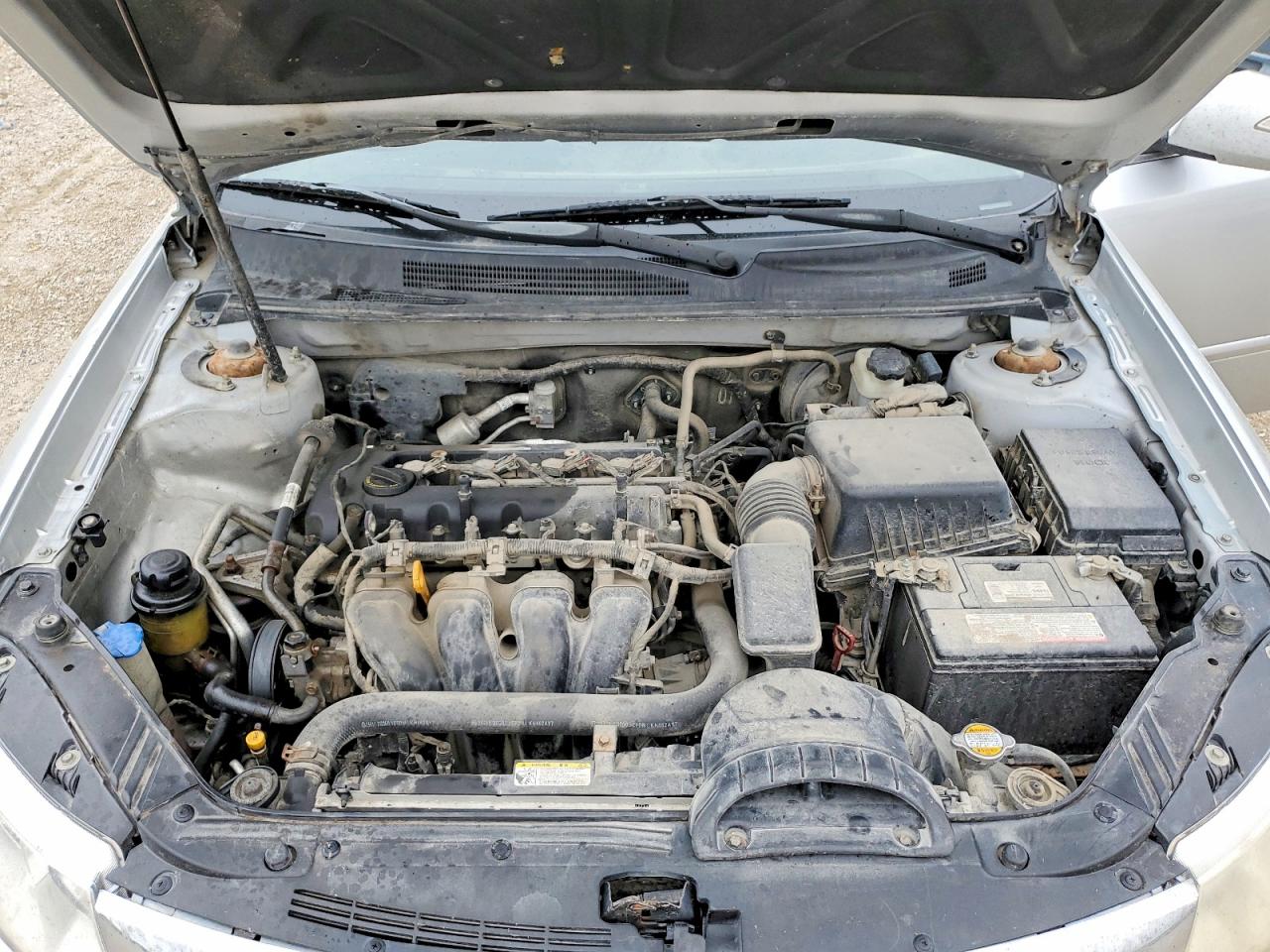 2009 Kia Optima Lx Silver vin: KNAGE228195282998
