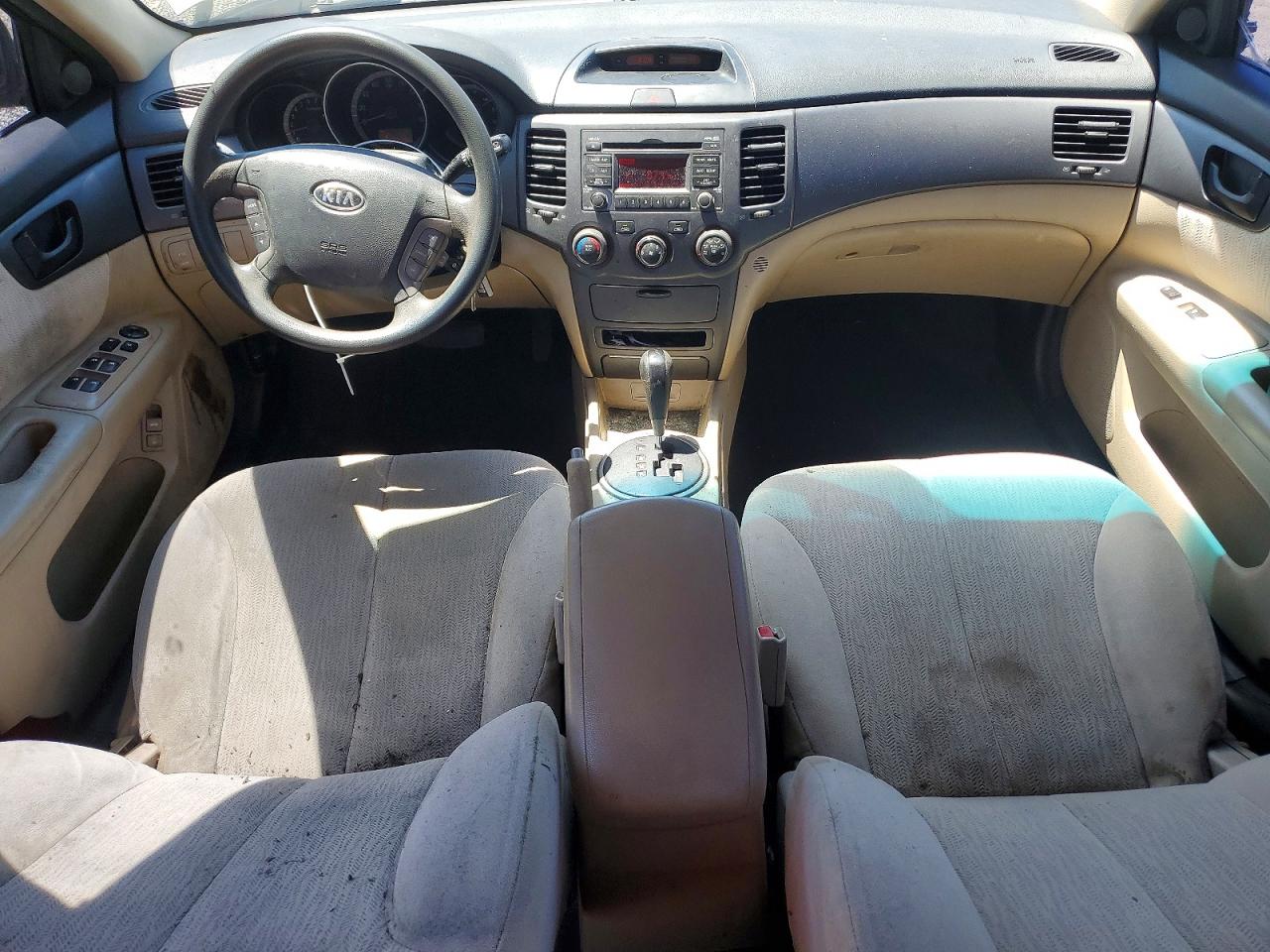 2009 Kia Optima Lx Brown vin: KNAGE228195295931