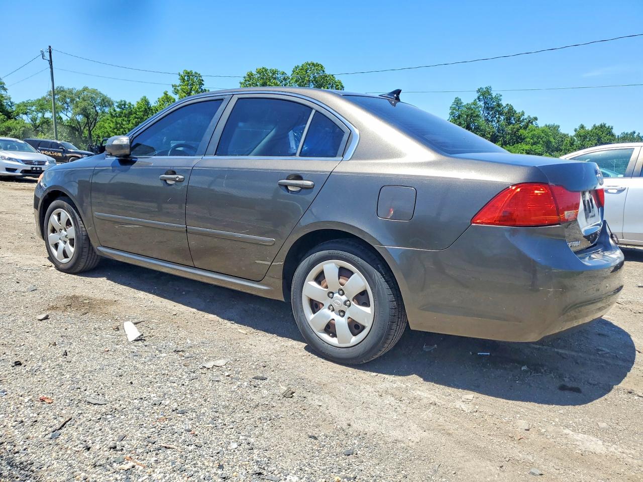 2009 Kia Optima Lx Brown vin: KNAGE228195295931