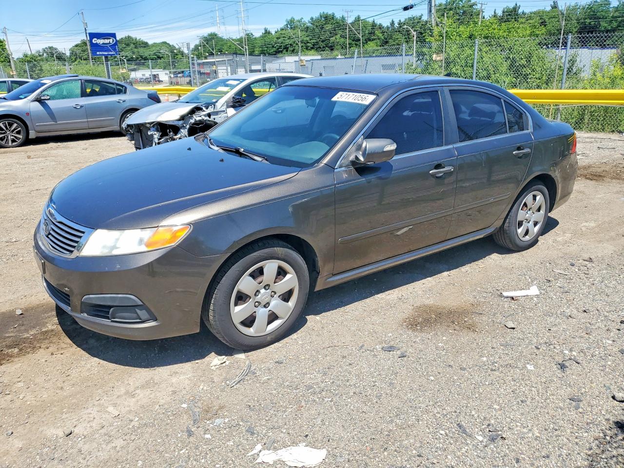 2009 Kia Optima Lx Brown vin: KNAGE228195295931