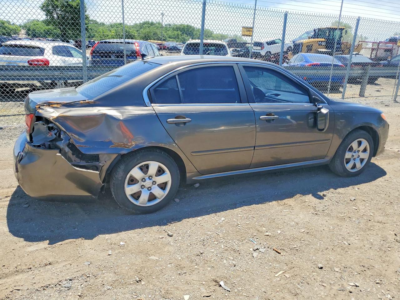 2009 Kia Optima Lx Brown vin: KNAGE228195295931