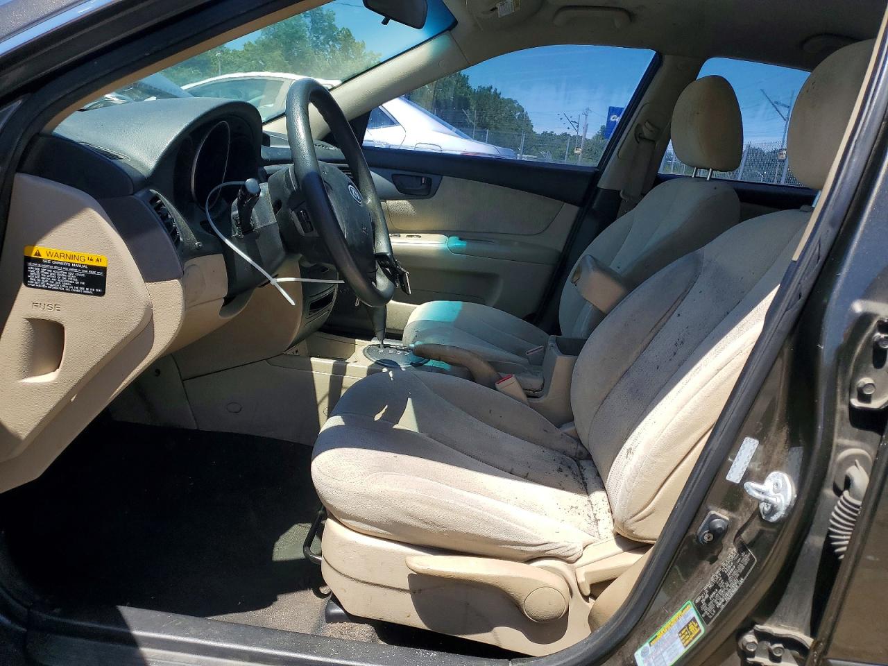 2009 Kia Optima Lx Brown vin: KNAGE228195295931