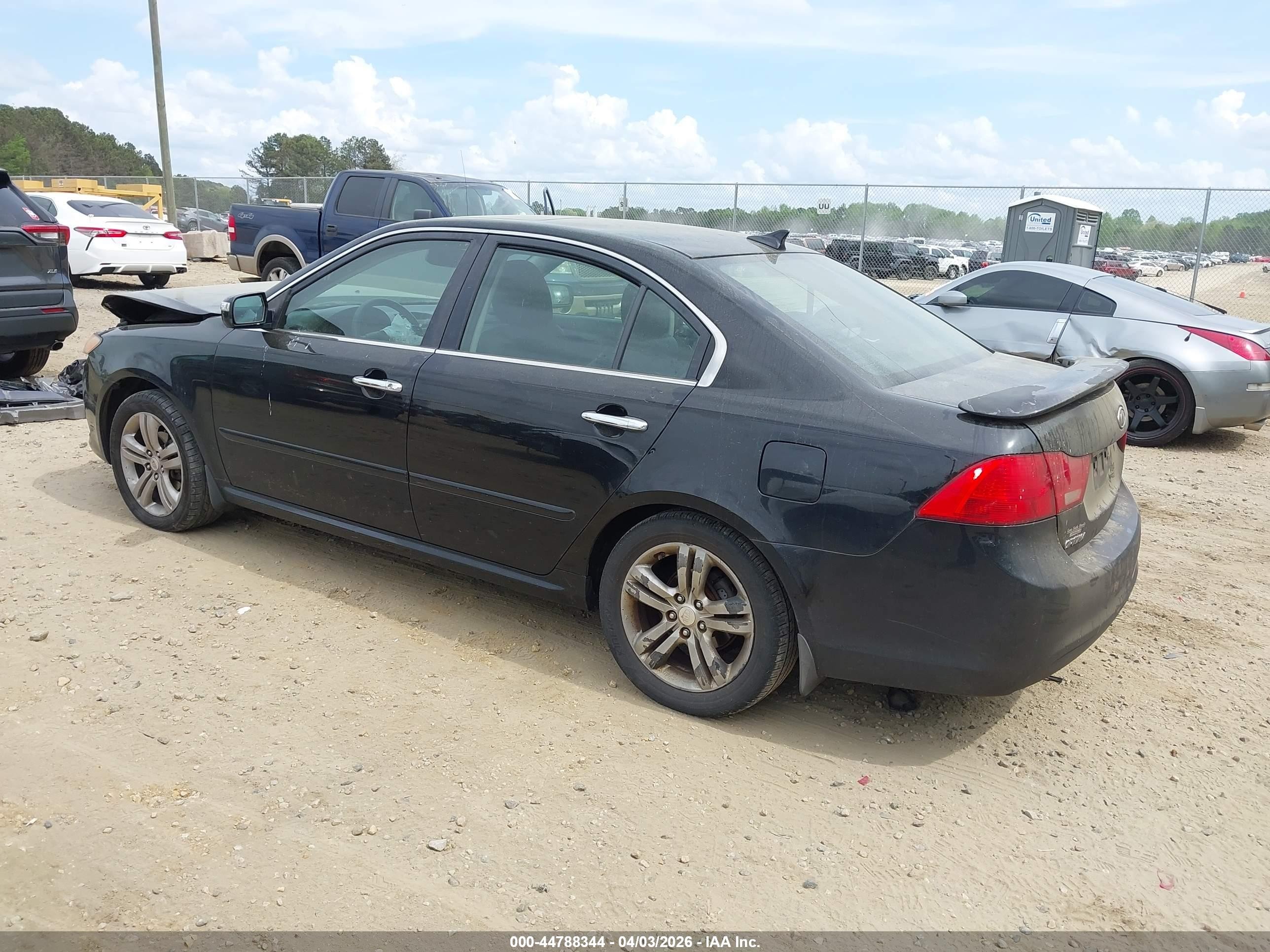 2009 Kia Optima Sx Black vin: KNAGE228195331035