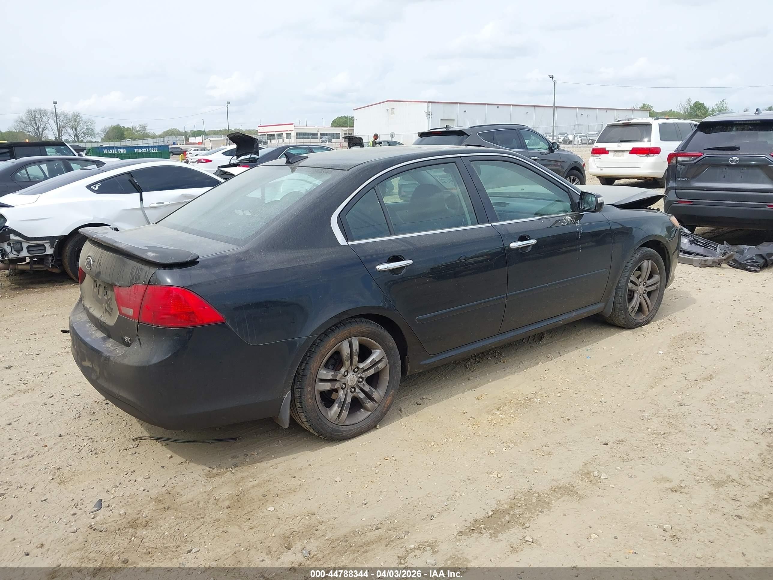 2009 Kia Optima Sx Black vin: KNAGE228195331035