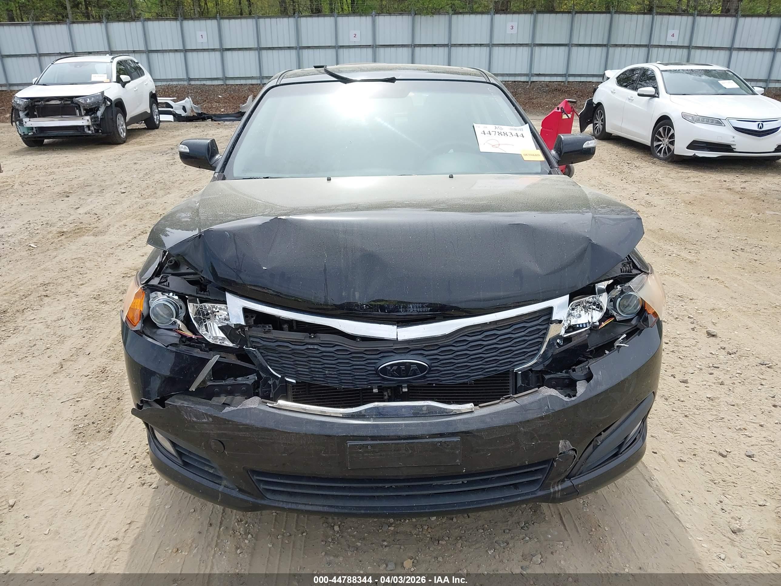 2009 Kia Optima Sx Black vin: KNAGE228195331035