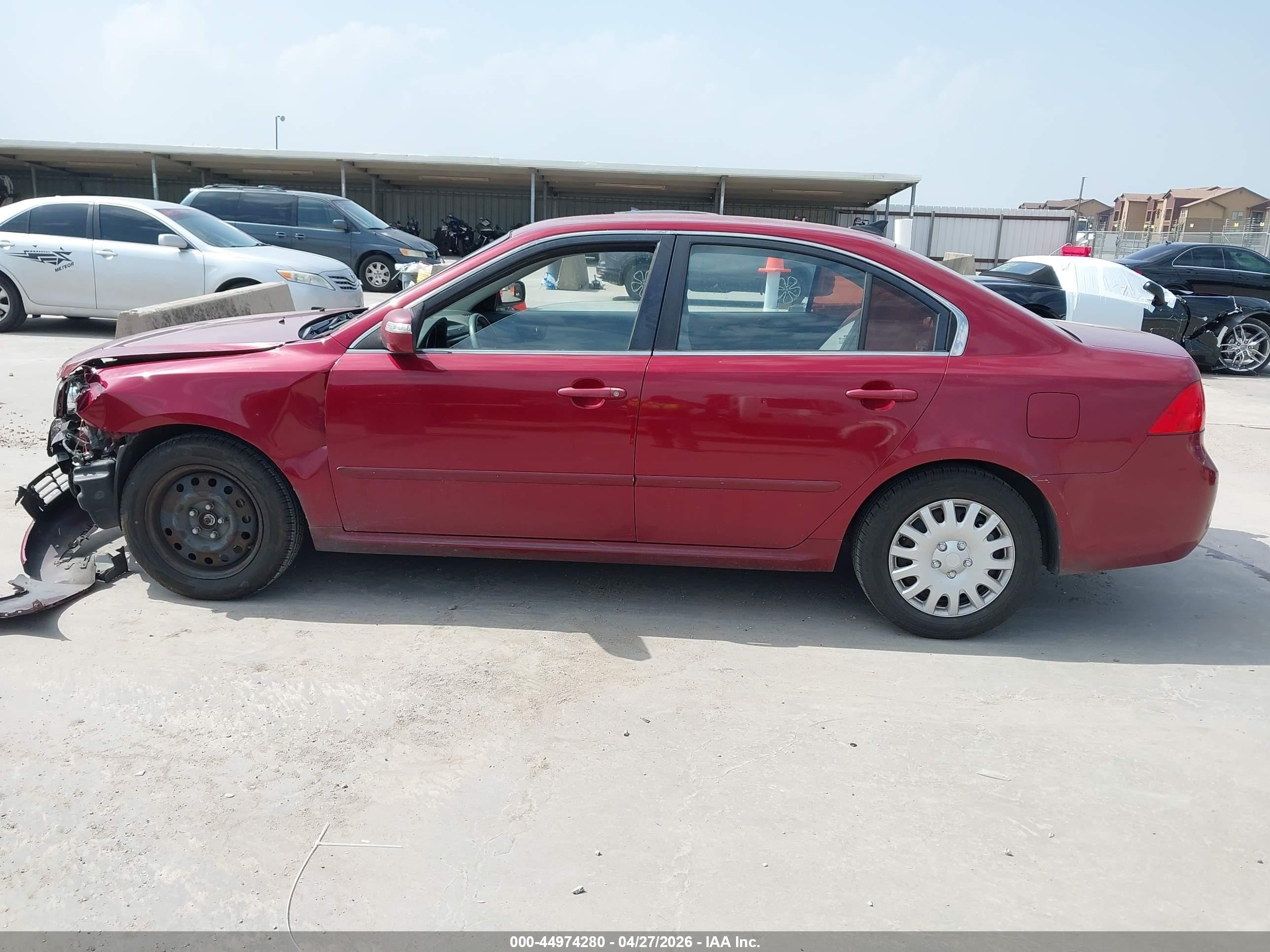 2009 Kia Optima Lx Red vin: KNAGE228295322649