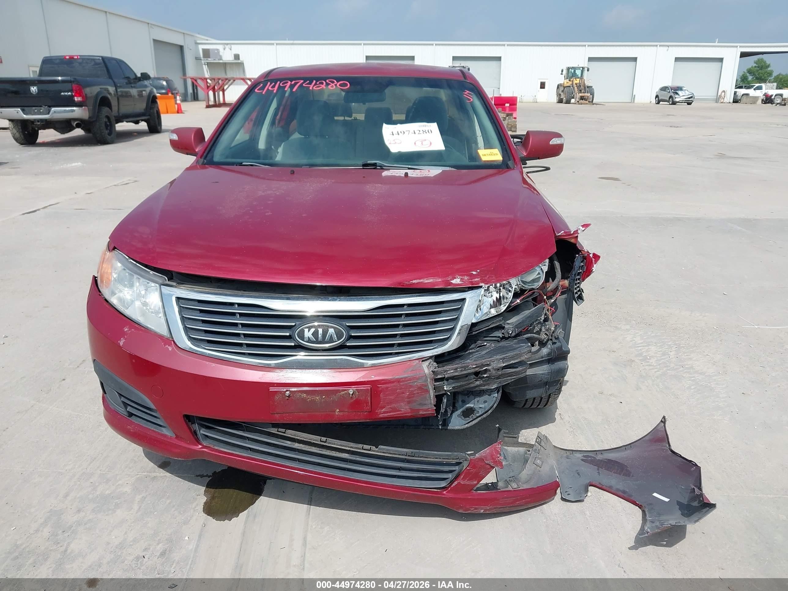 2009 Kia Optima Lx Red vin: KNAGE228295322649