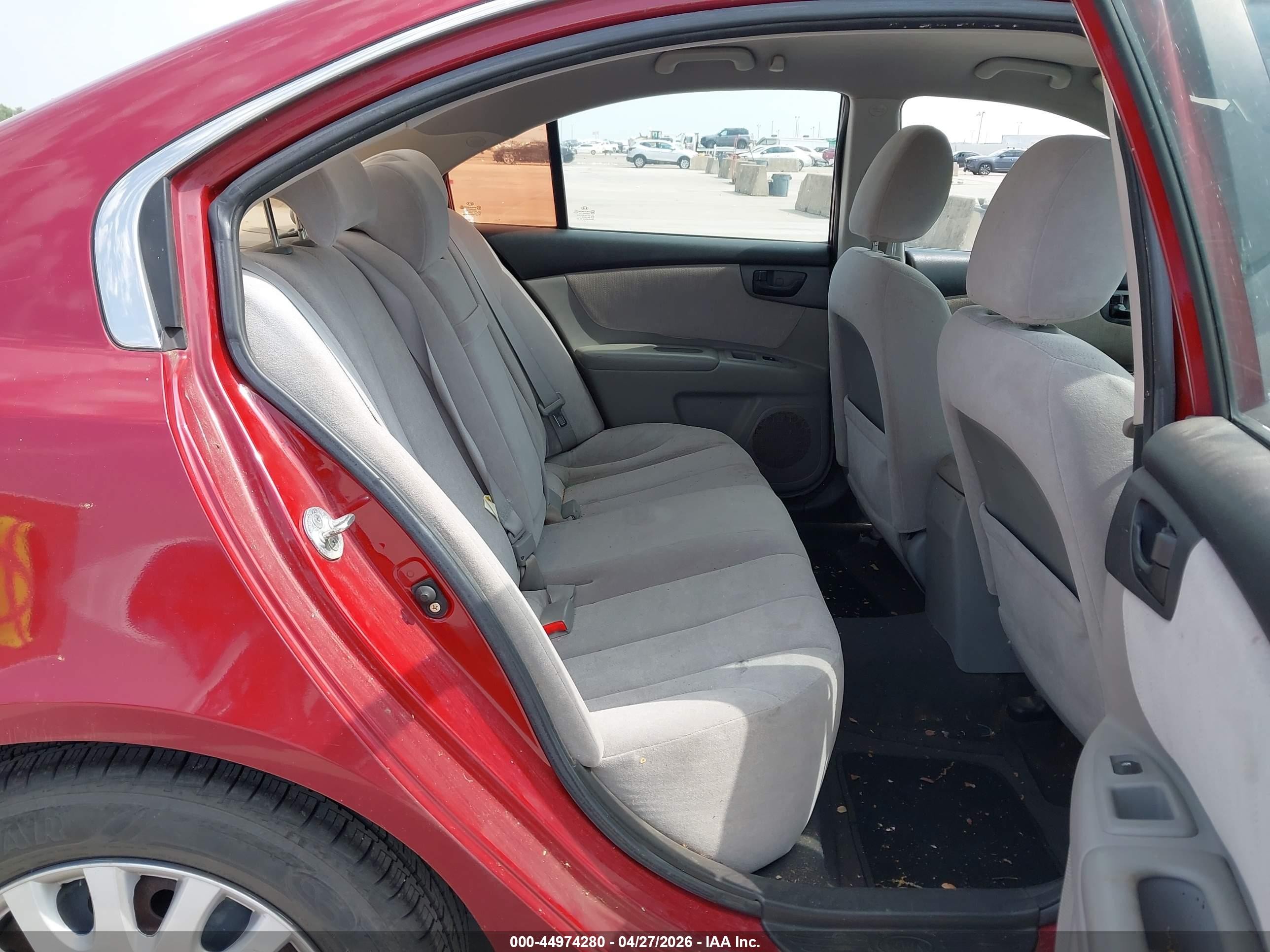 2009 Kia Optima Lx Red vin: KNAGE228295322649