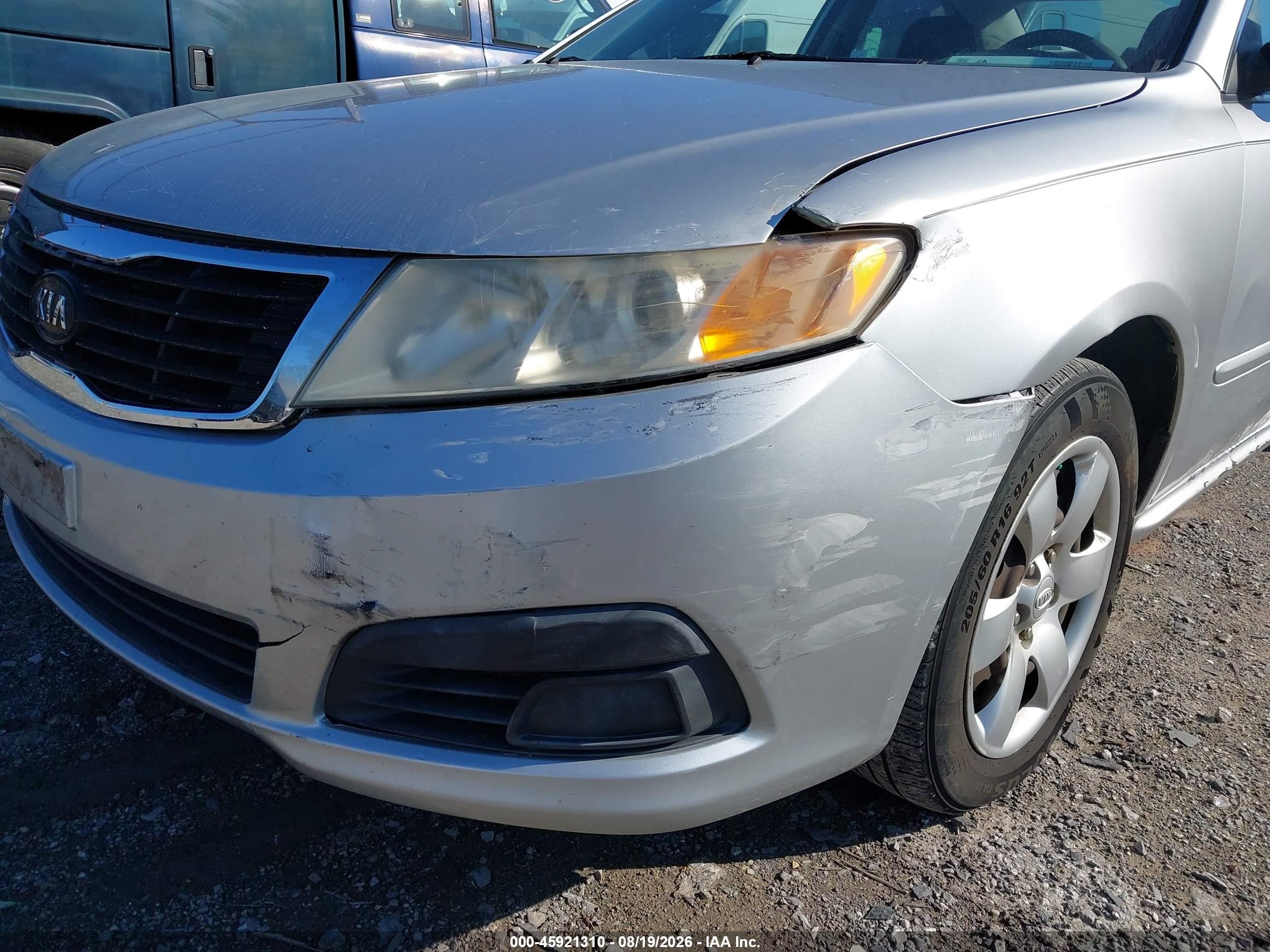 2009 Kia Optima Lx Silver vin: KNAGE228295353898