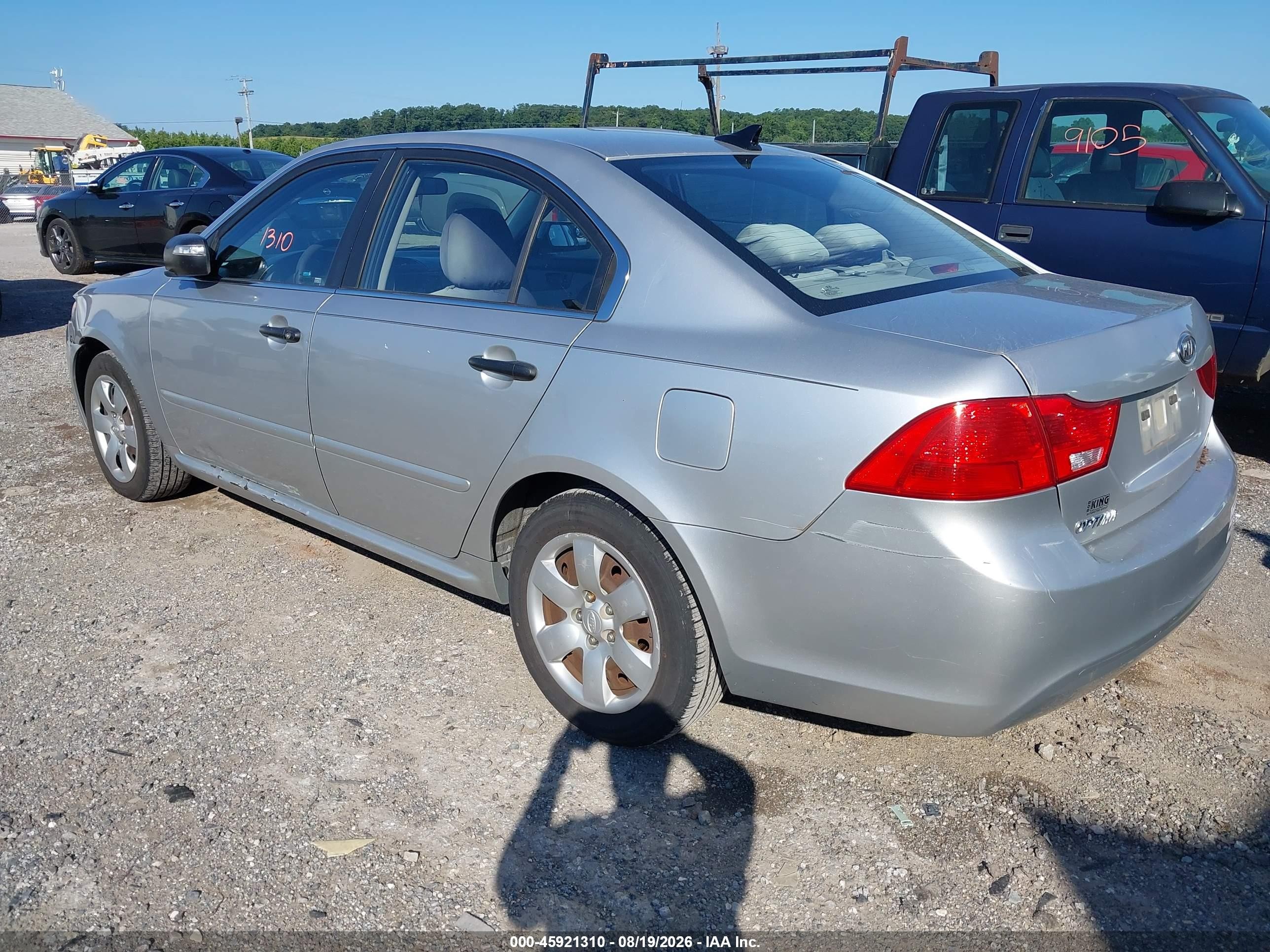 2009 Kia Optima Lx Silver vin: KNAGE228295353898