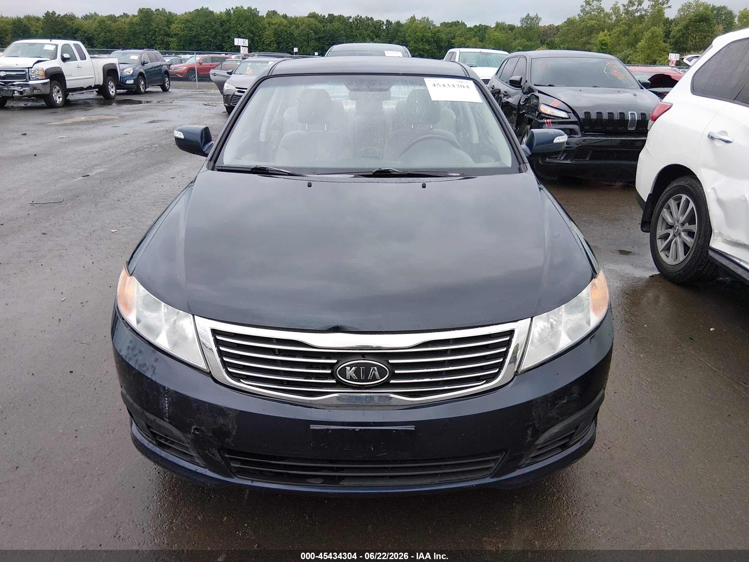 2009 Kia Optima Lx Blue vin: KNAGE228295360270