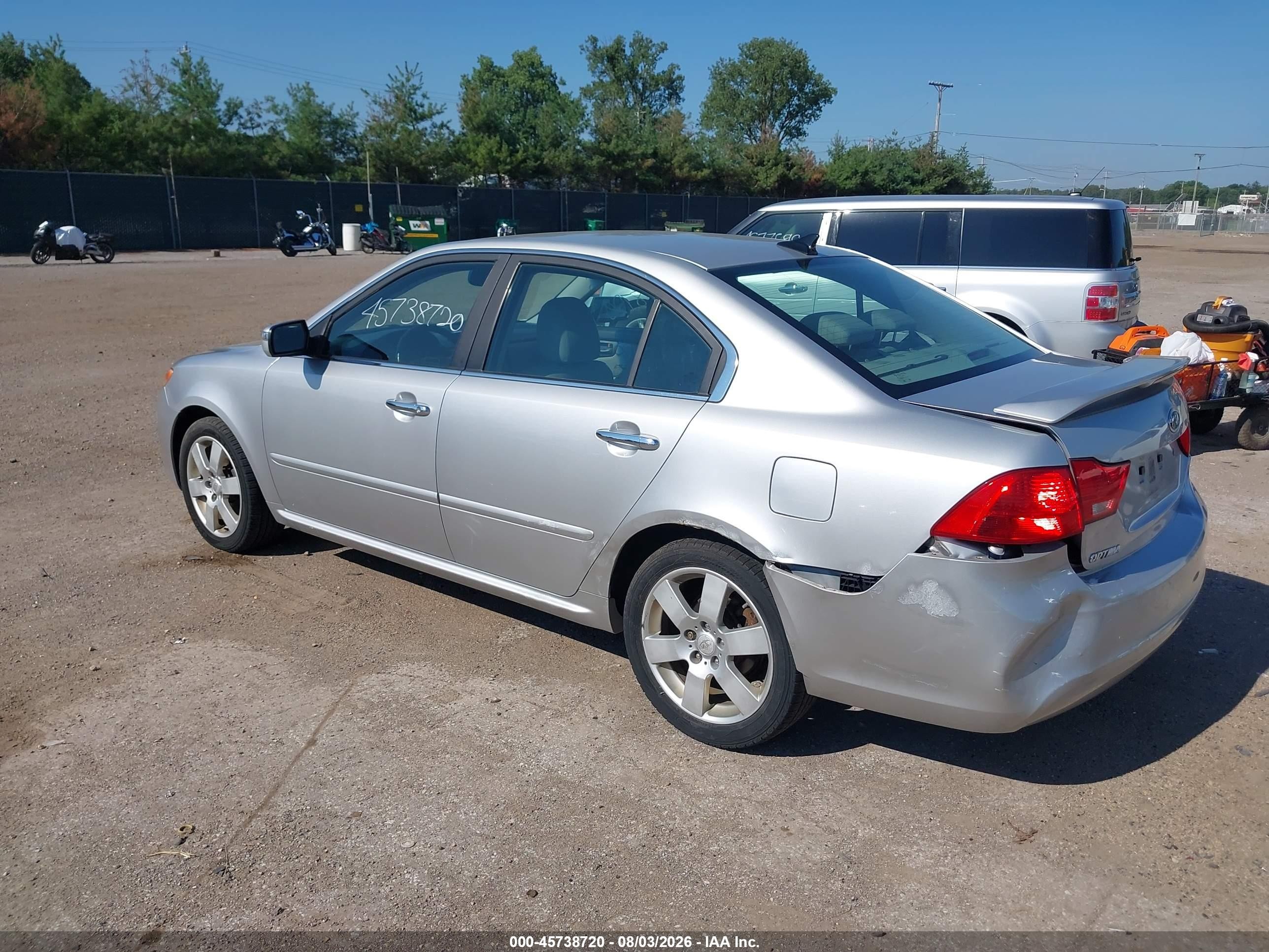 2009 Kia Optima Ex Silver vin: KNAGE228595306963