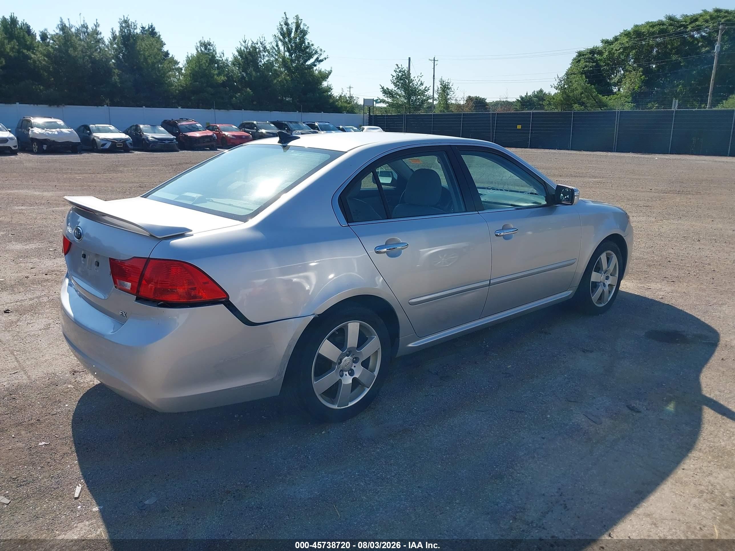 2009 Kia Optima Ex Silver vin: KNAGE228595306963