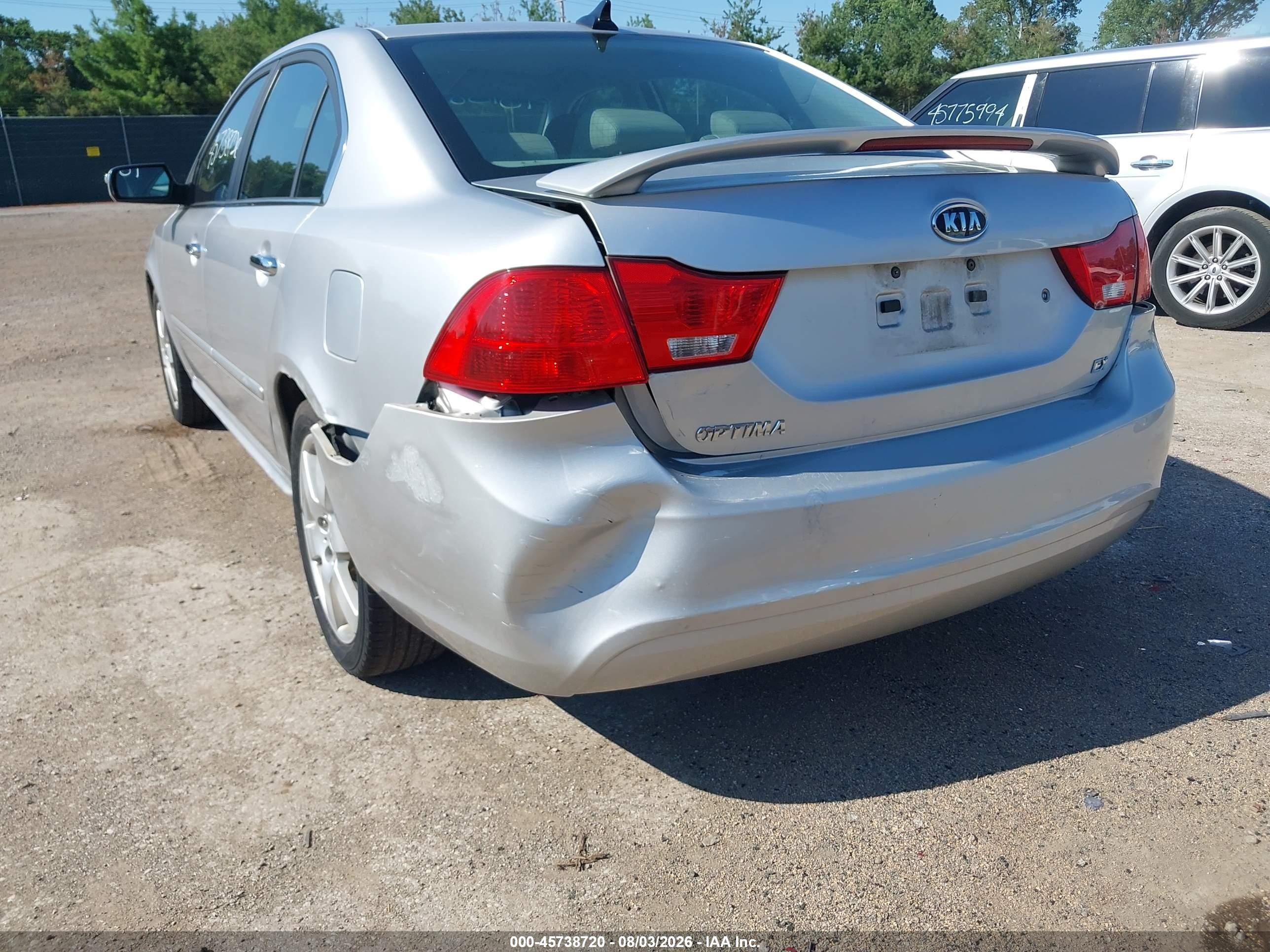2009 Kia Optima Ex Silver vin: KNAGE228595306963