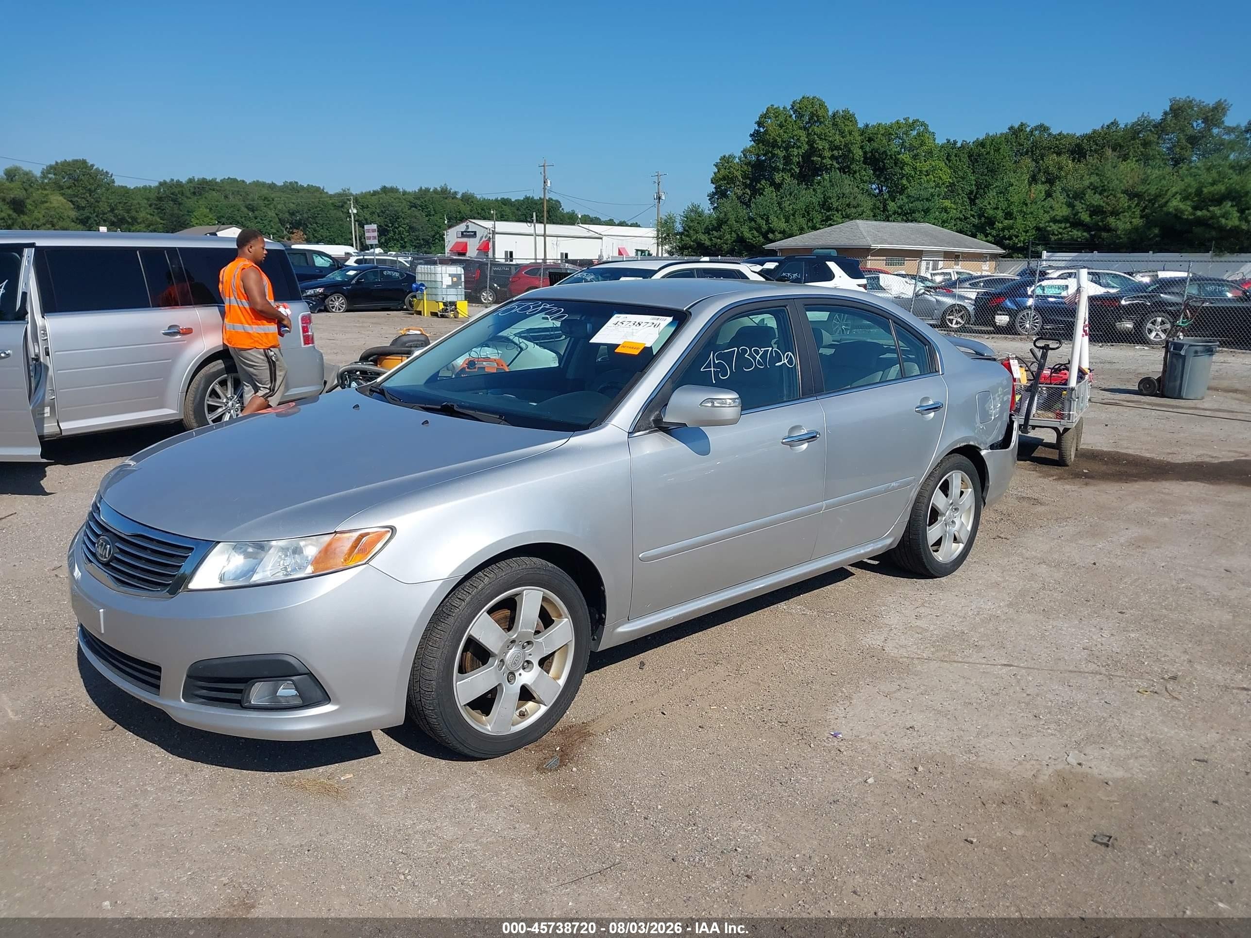 2009 Kia Optima Ex Silver vin: KNAGE228595306963
