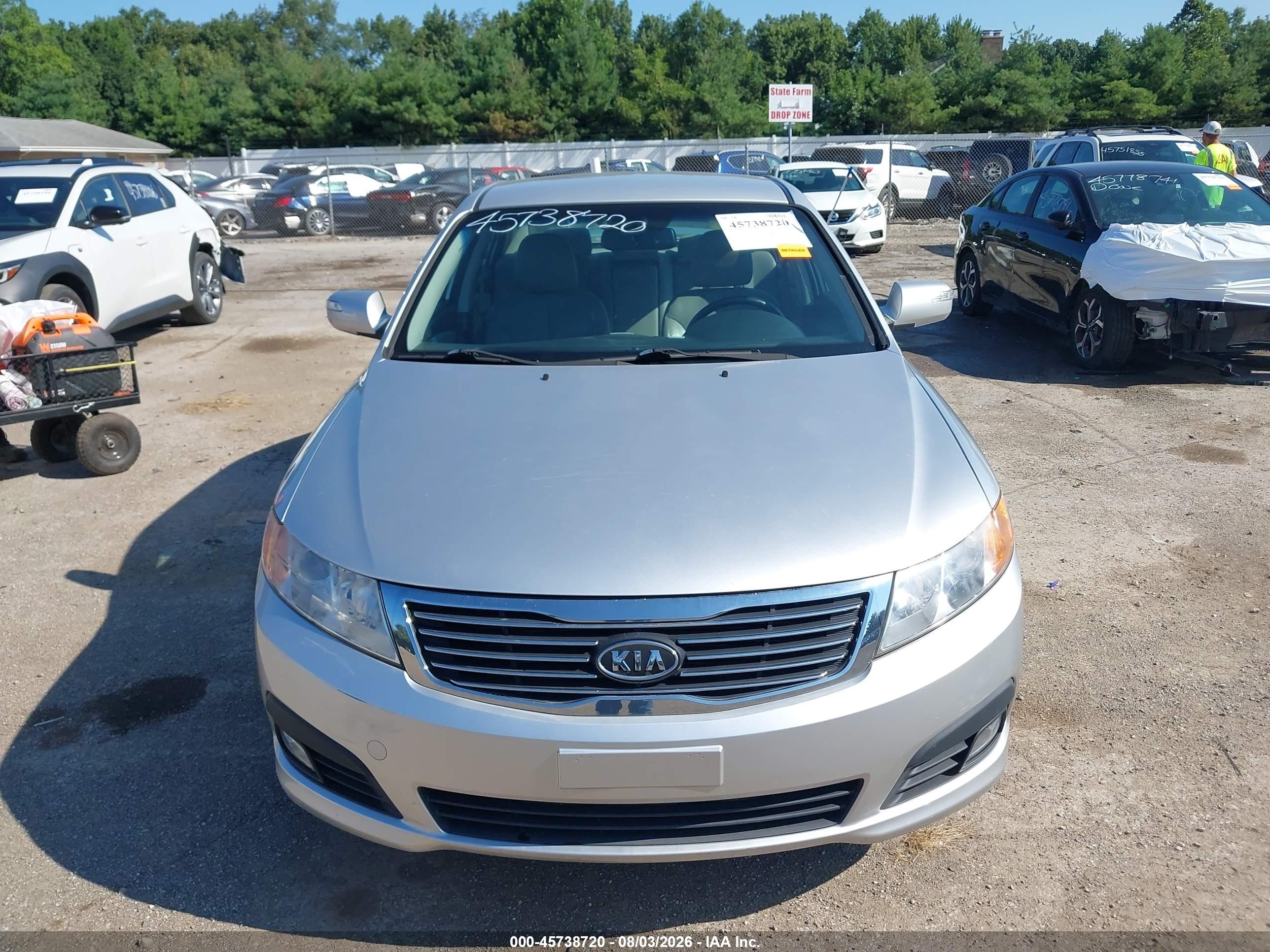 2009 Kia Optima Ex Silver vin: KNAGE228595306963