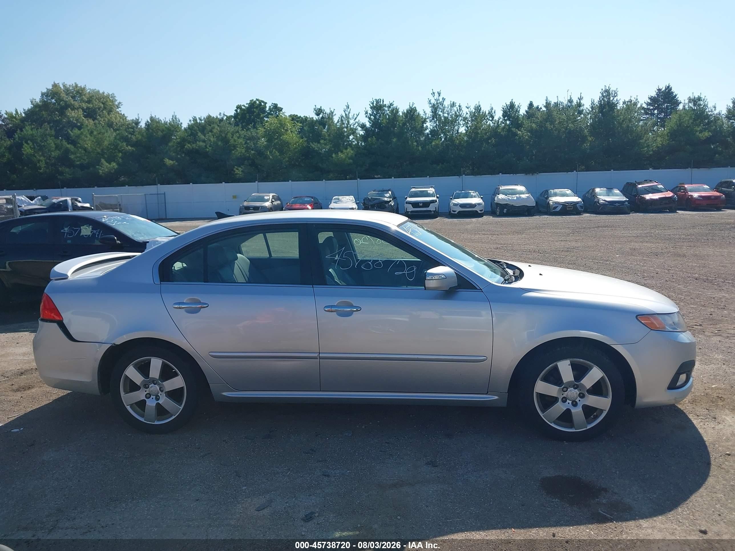 2009 Kia Optima Ex Silver vin: KNAGE228595306963