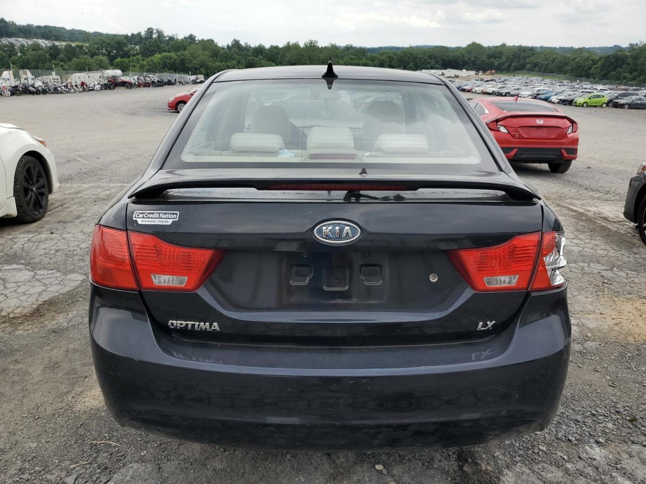 2009 Kia Optima Lx Black vin: KNAGE228595319650